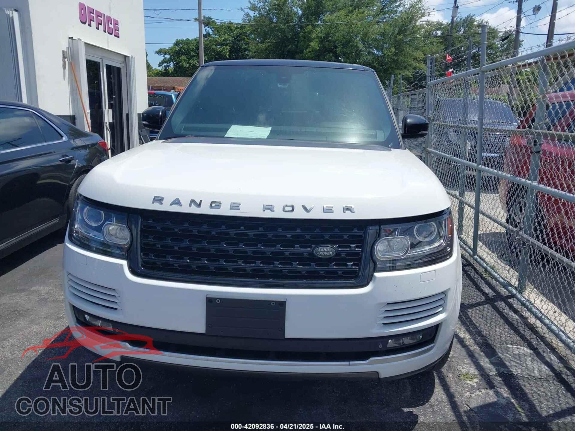 LAND ROVER RANGE ROVER 2015 - SALGS3TF6FA229384