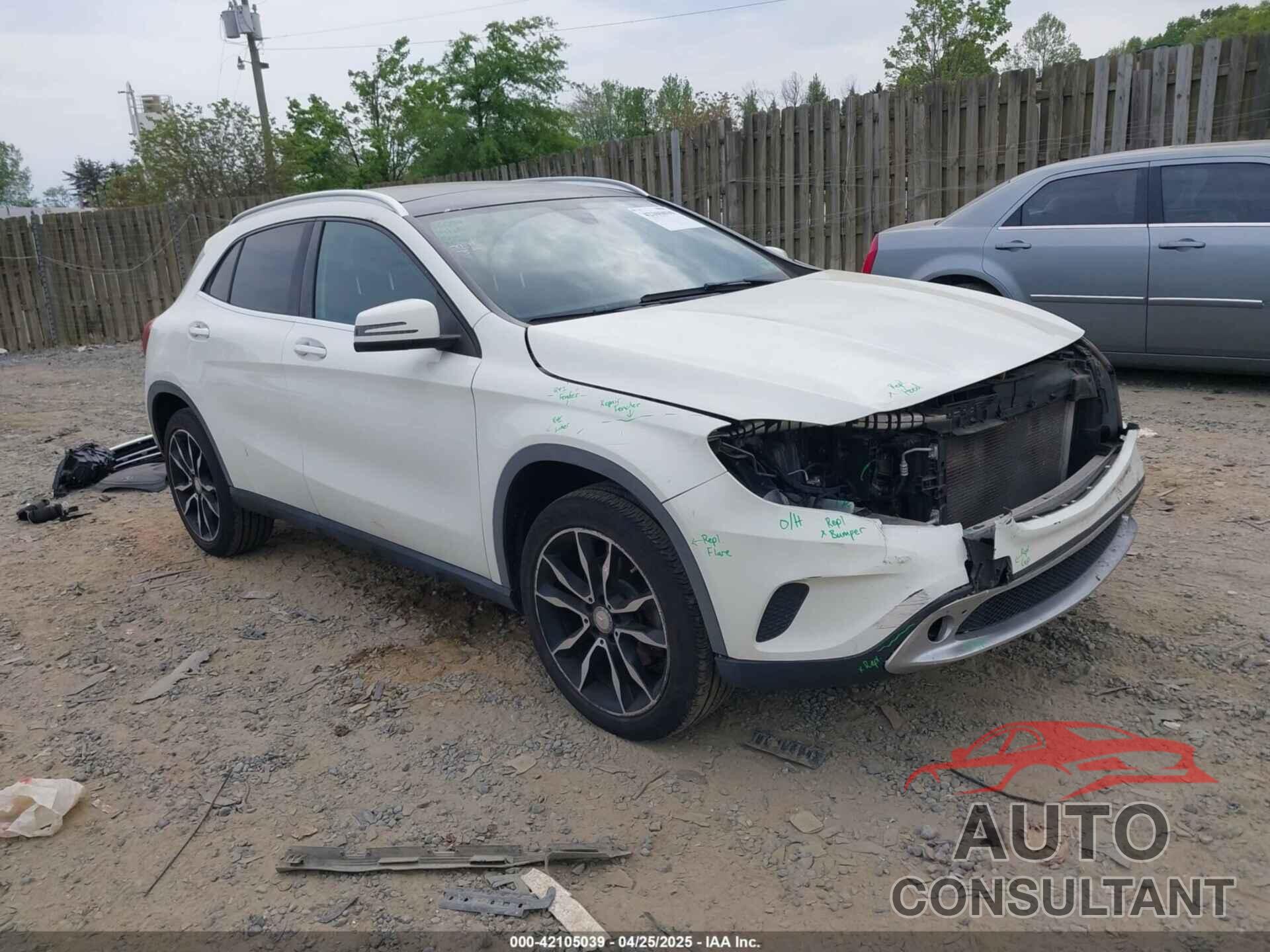 MERCEDES-BENZ GLA 250 2017 - WDCTG4GB2HJ325790