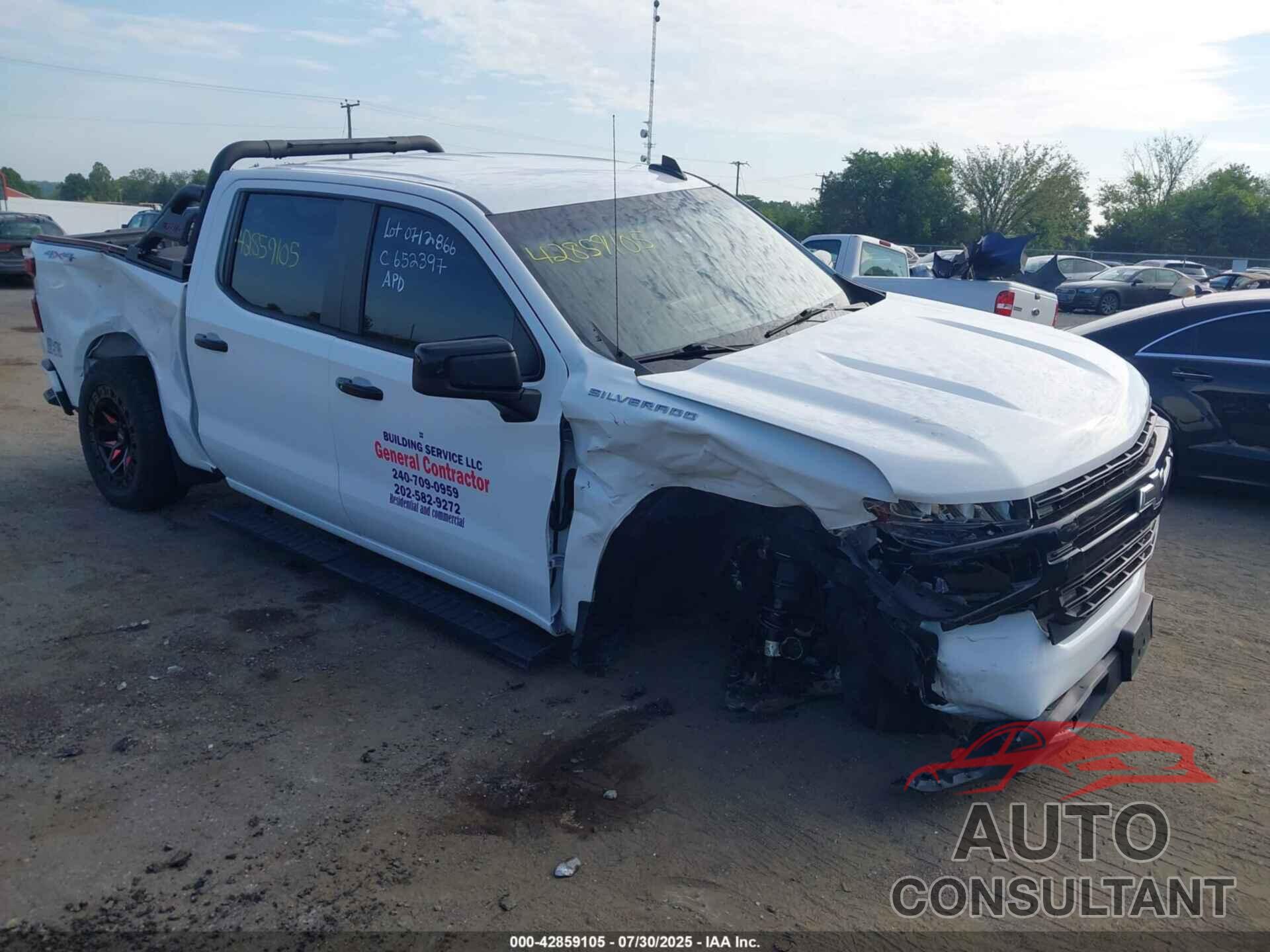 CHEVROLET SILVERADO 1500 LTD 2022 - 1GCUYEED4NZ103086