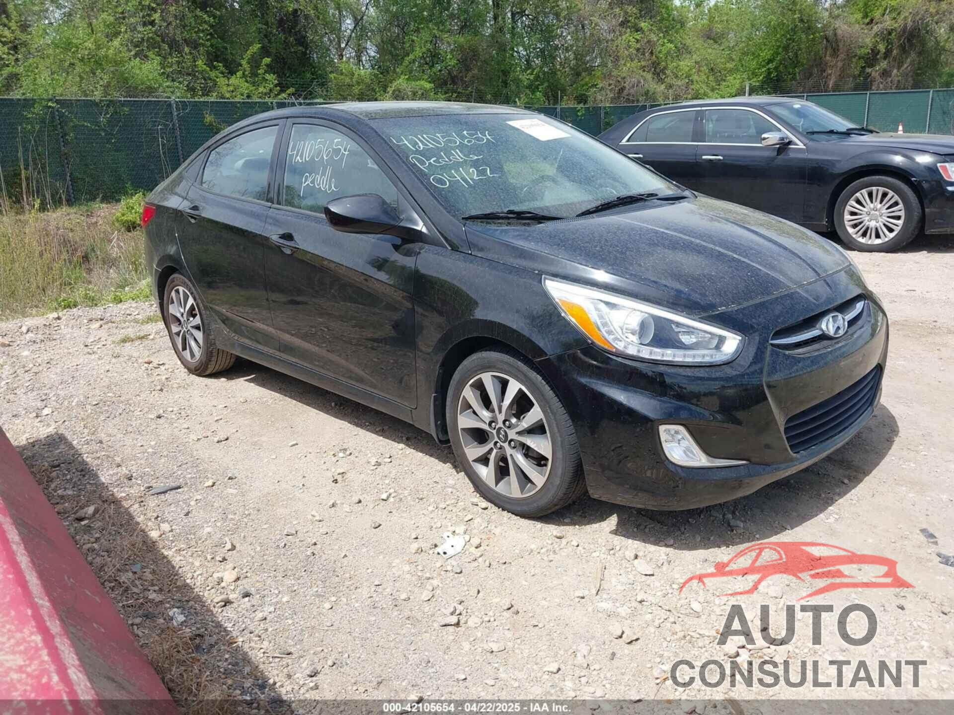 HYUNDAI ACCENT 2015 - KMHCU4AE0FU822054