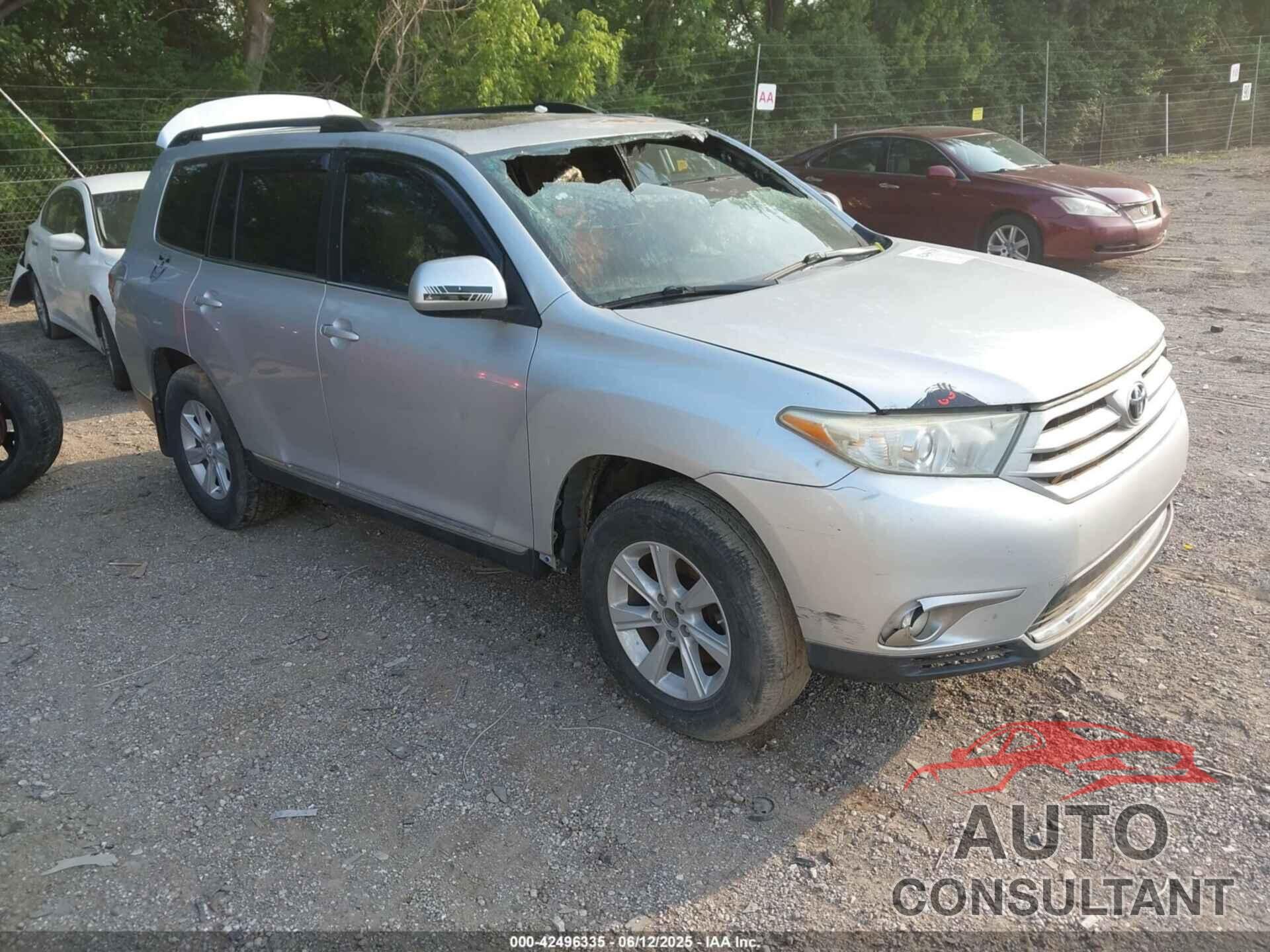 TOYOTA HIGHLANDER 2011 - 5TDBK3EH1BS076474