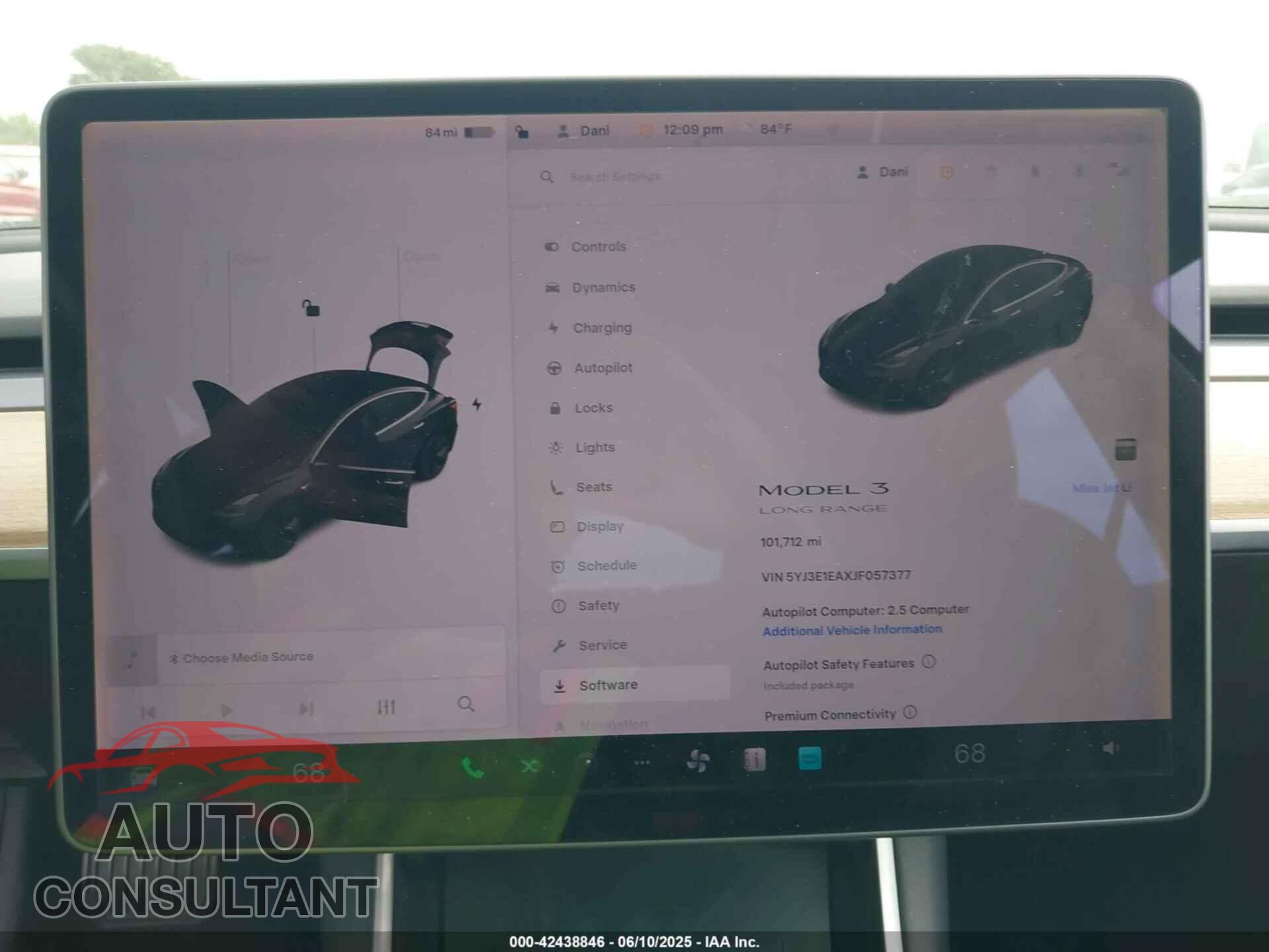 TESLA MODEL 3 2018 - 5YJ3E1EAXJF057377