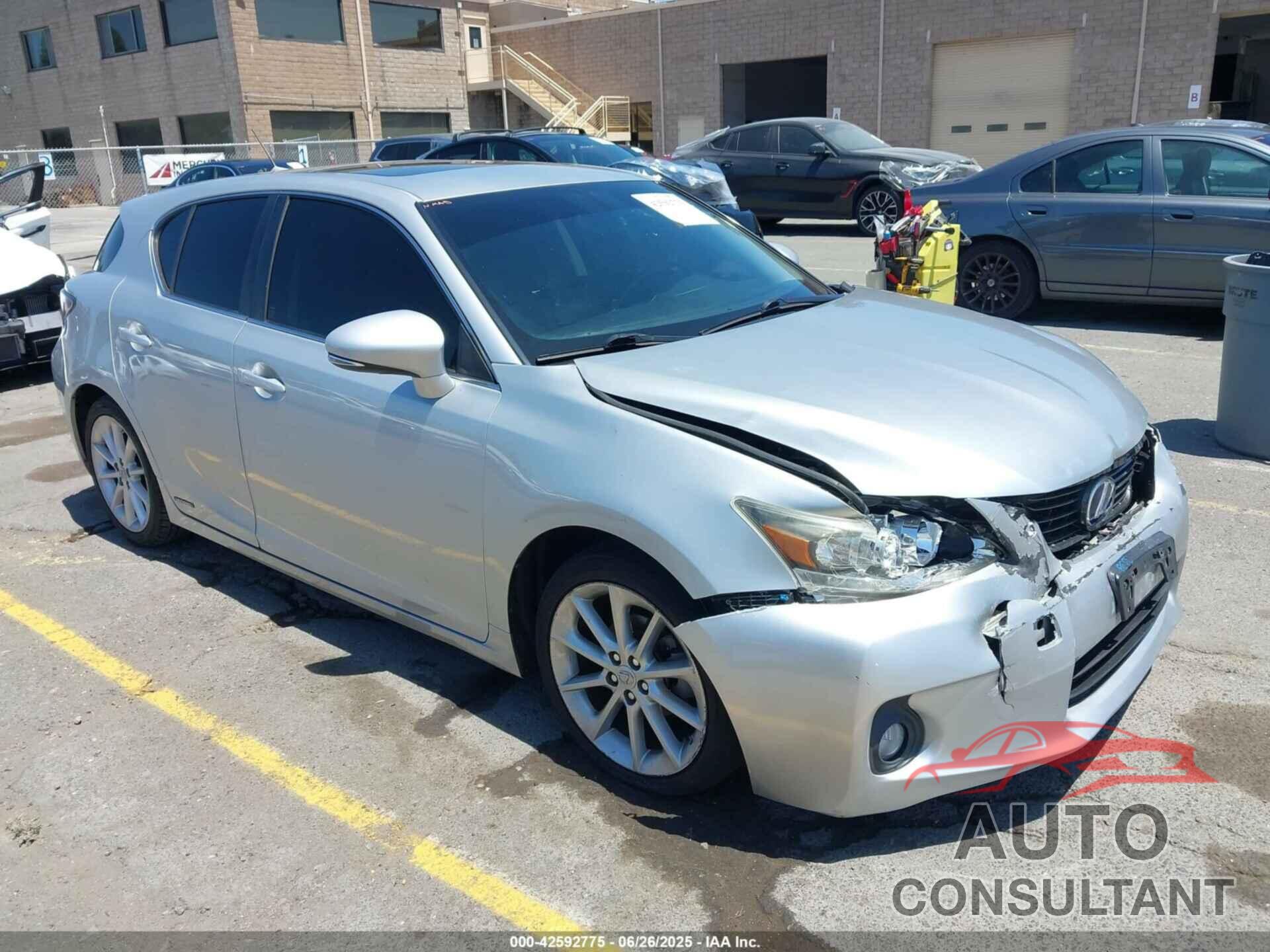 LEXUS CT 200H 2013 - JTHKD5BH8D2129559