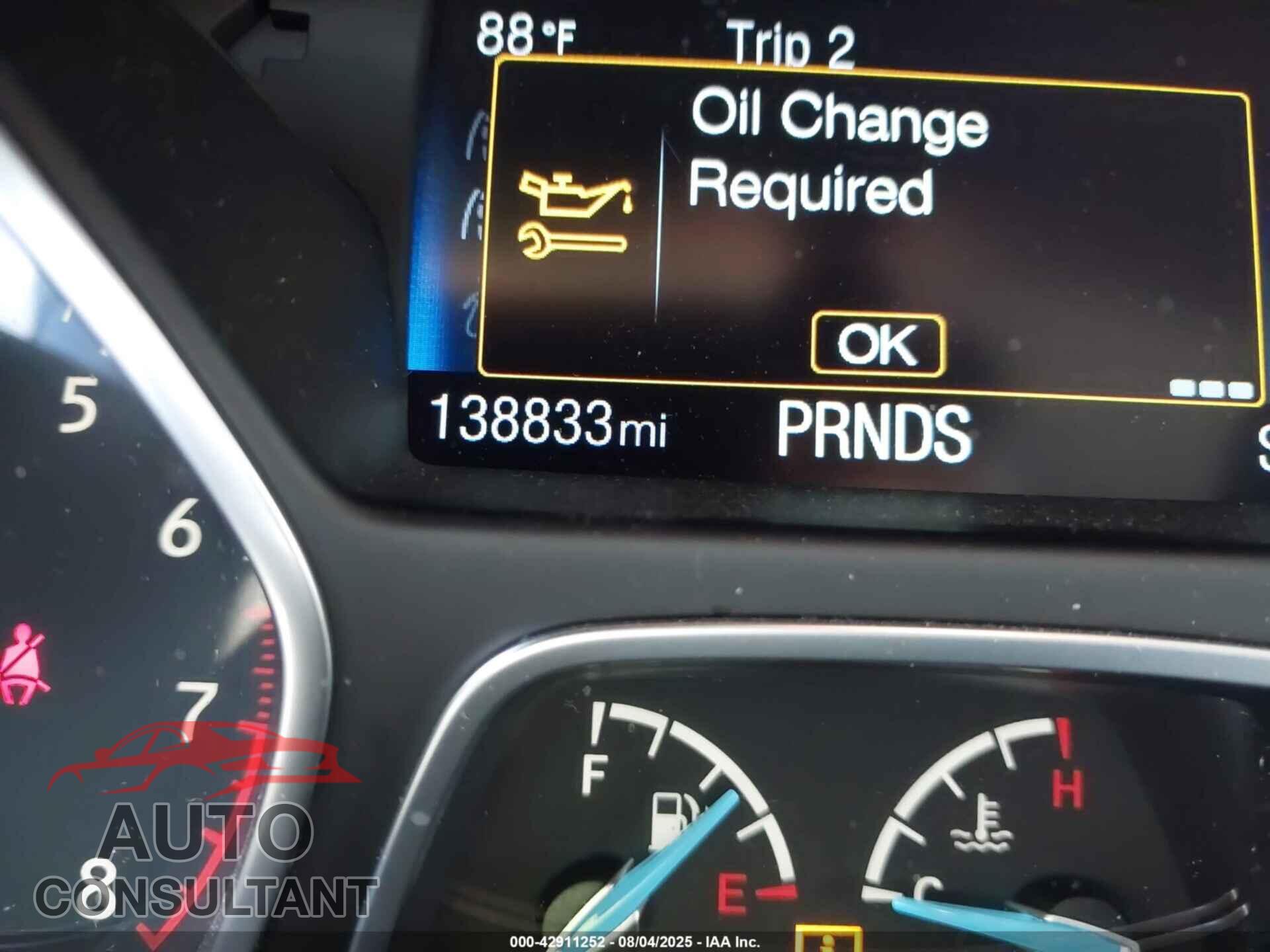 FORD FOCUS 2016 - 1FADP3K2XGL279131