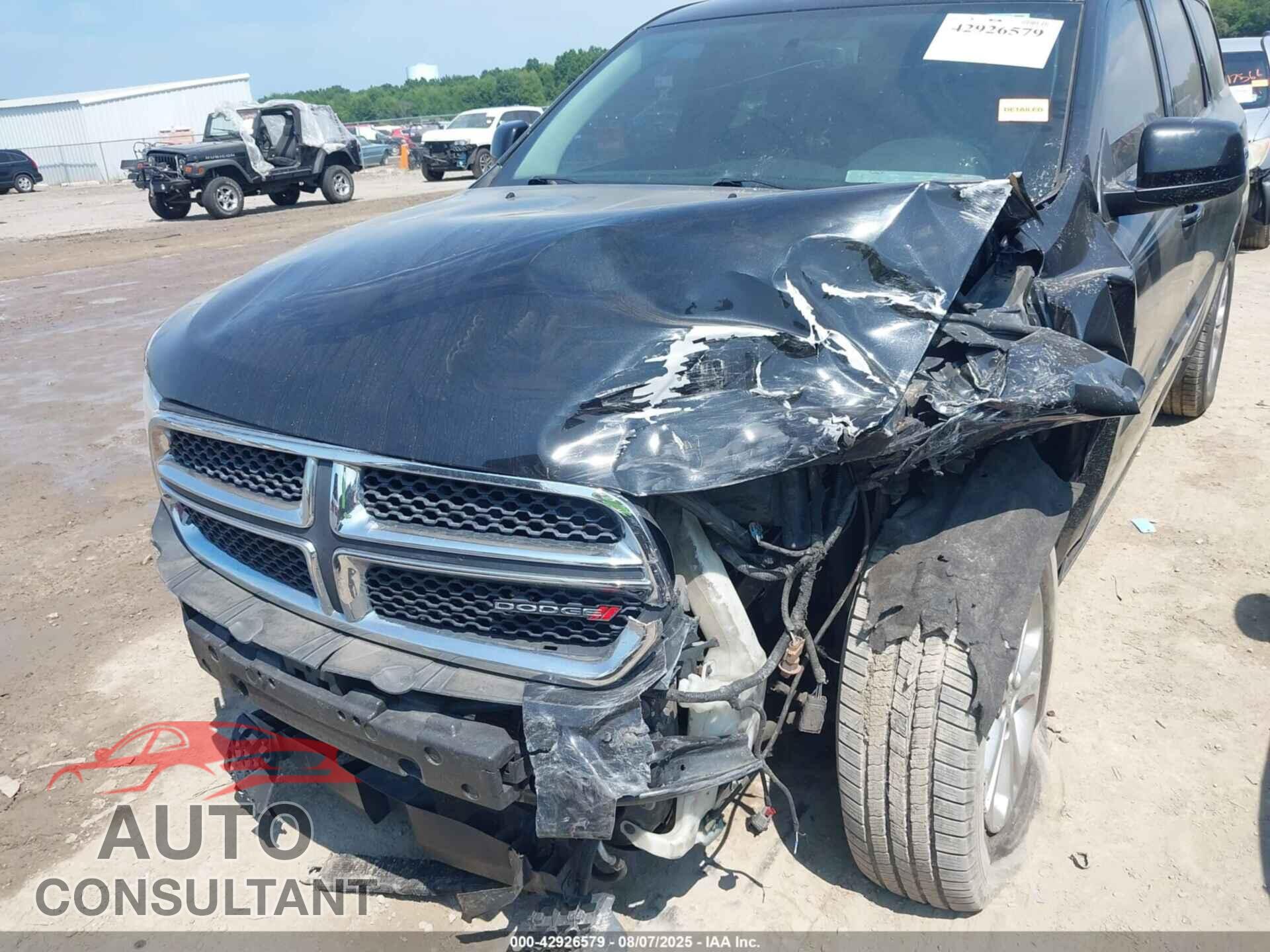 DODGE DURANGO 2013 - 1C4RDJAG1DC660596