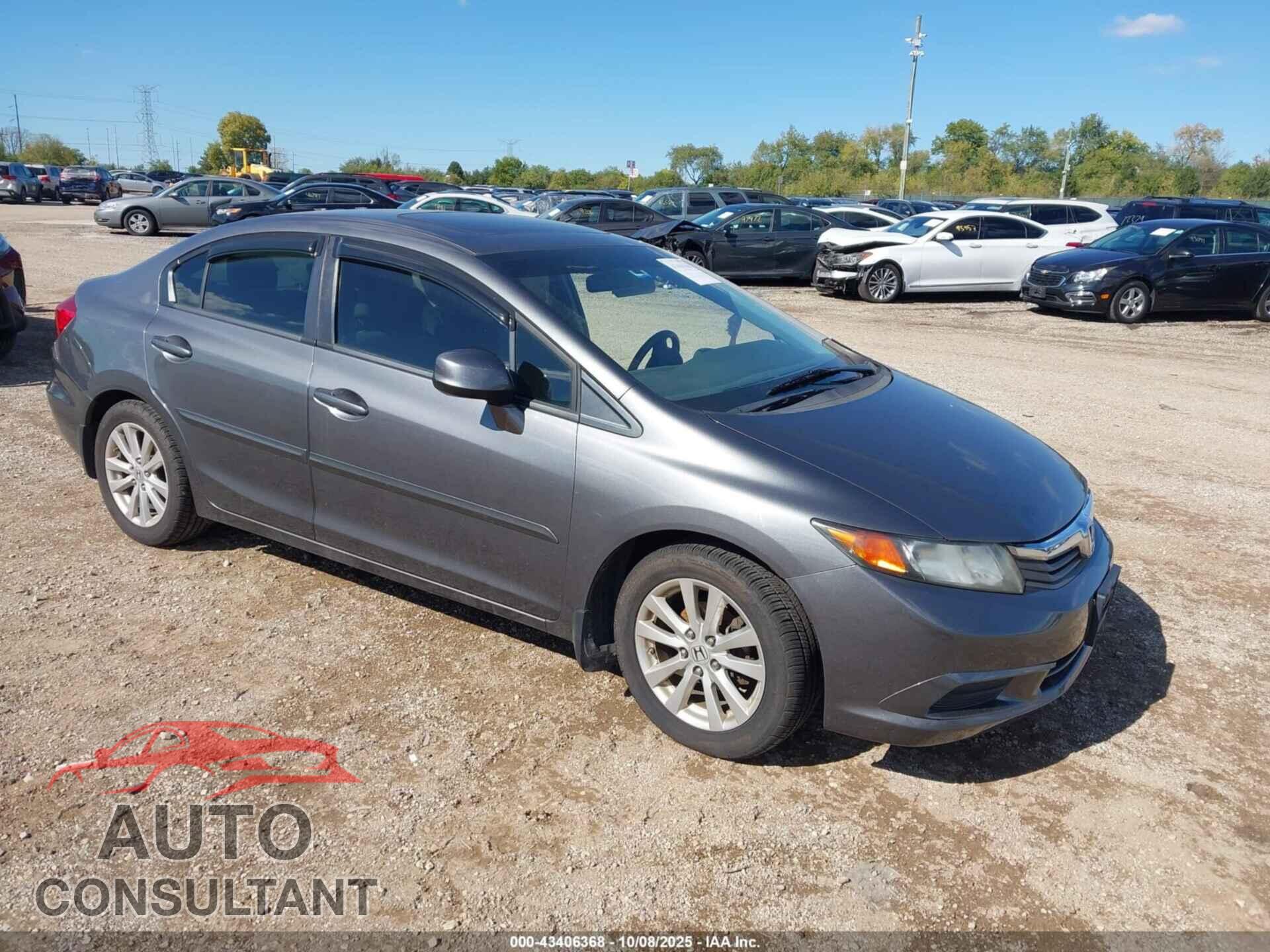 HONDA CIVIC 2012 - 19XFB2F96CE008993