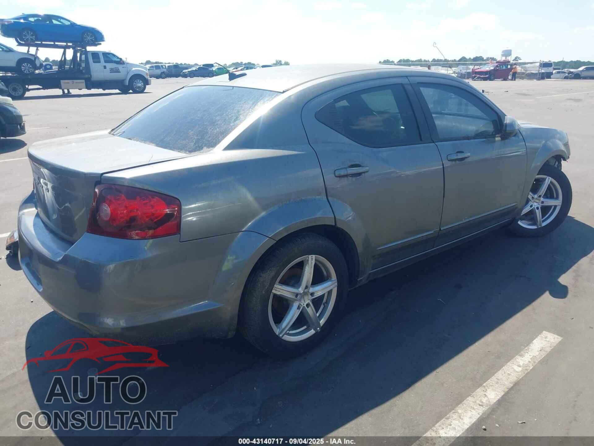 DODGE AVENGER 2012 - 1C3CDZCB0CN156330