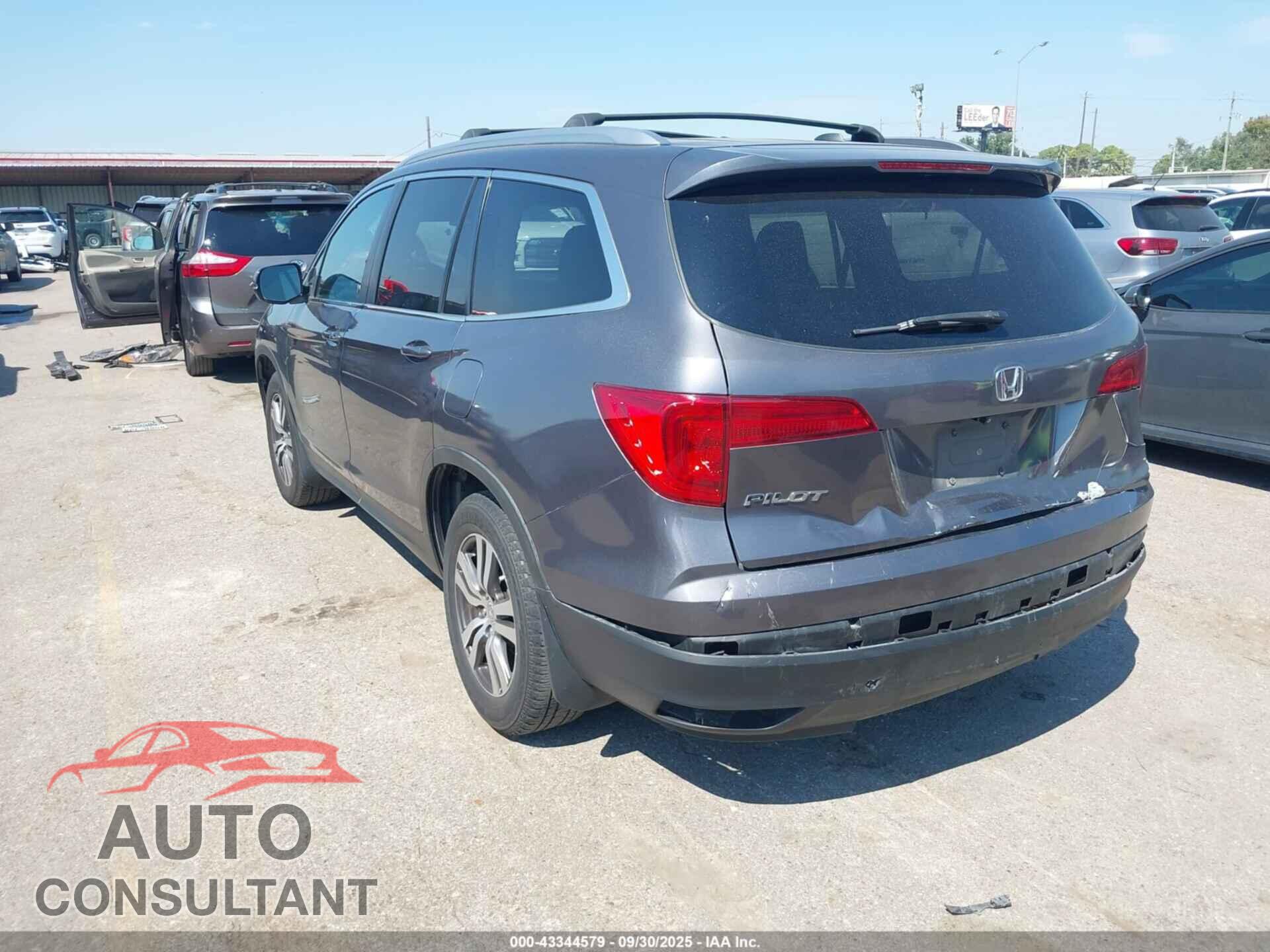 HONDA PILOT 2017 - 5FNYF5H32HB041210