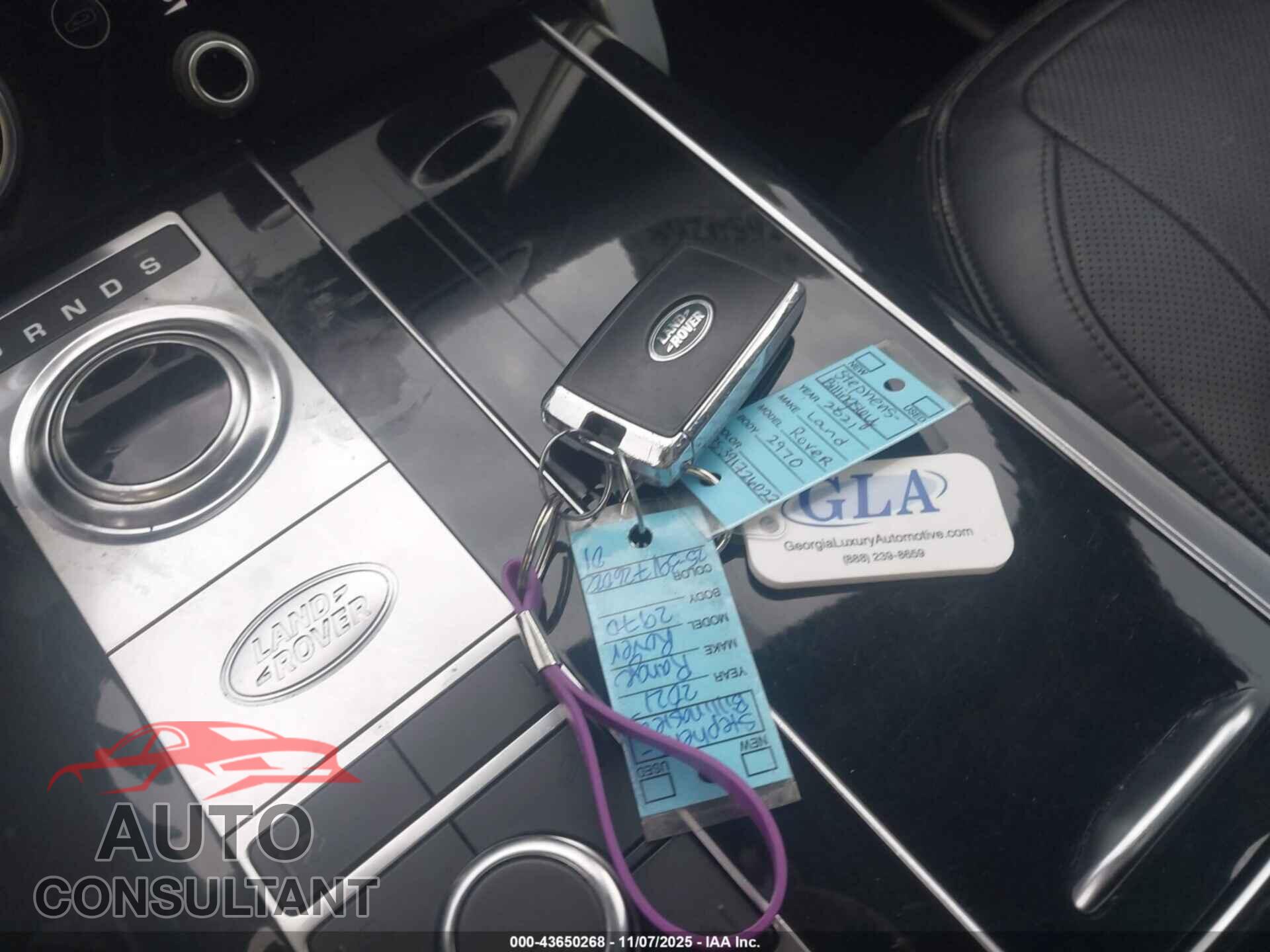 LAND ROVER RANGE ROVER 2021 - SALGS2SE5MA452970