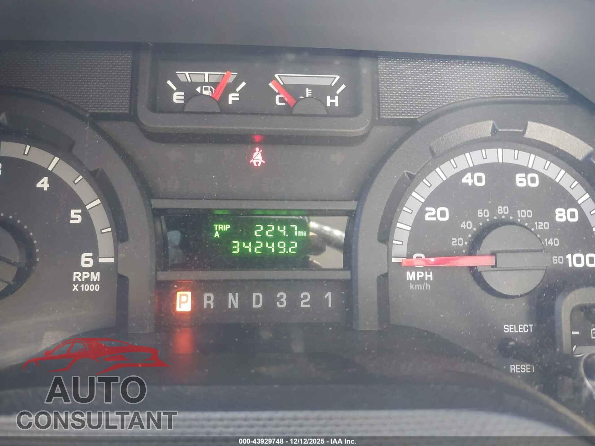 FORD E-350 CUTAWAY 2011 - 1FDWE3FL7BDA83402