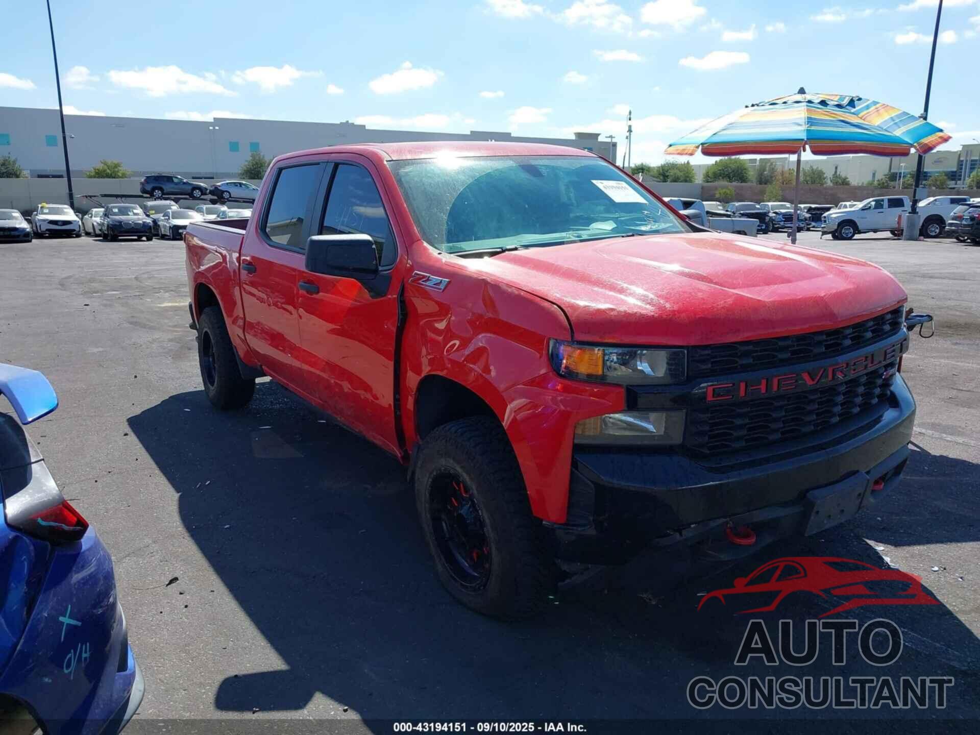 CHEVROLET SILVERADO 1500 2020 - 3GCPYCEH1LG214079