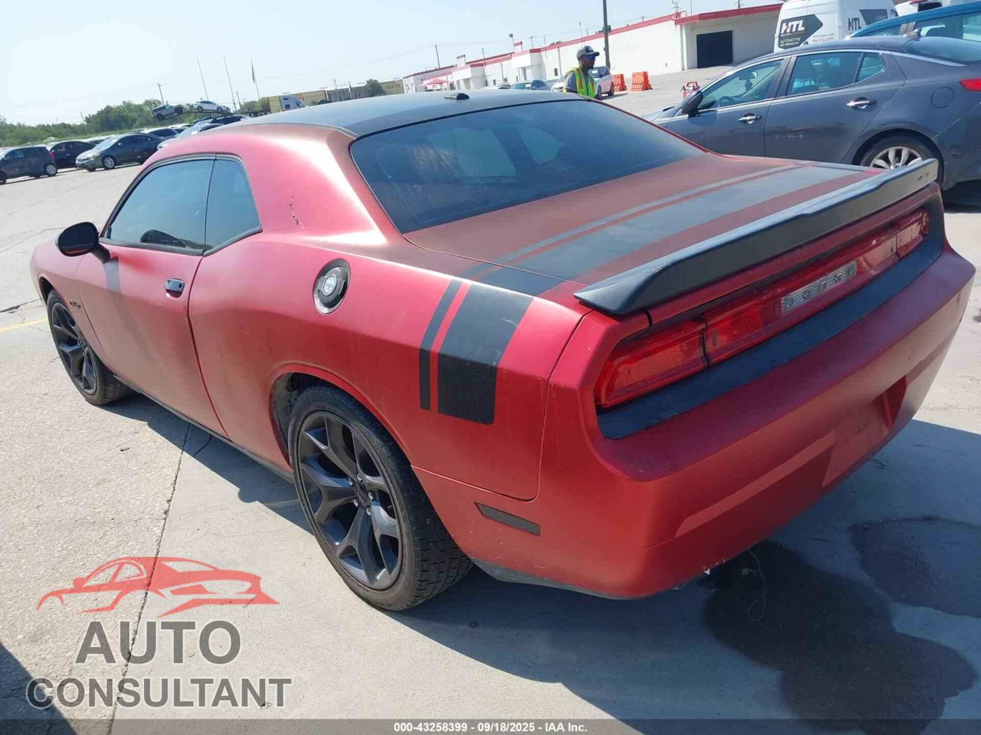 DODGE CHALLENGER 2013 - 2C3CDYAG1DH549028