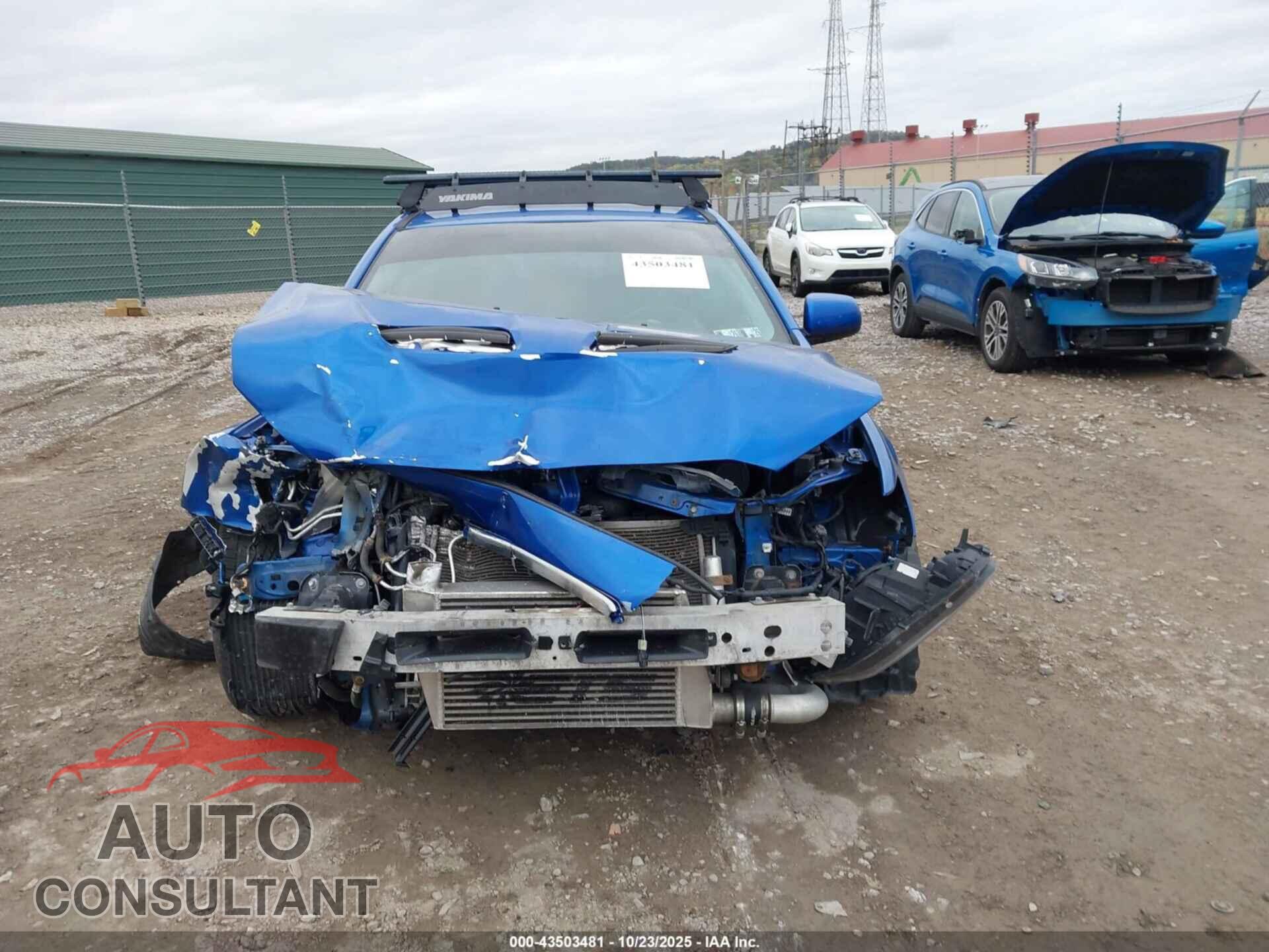 MITSUBISHI LANCER EVOLUTION 2012 - JA32W8FV6CU028552