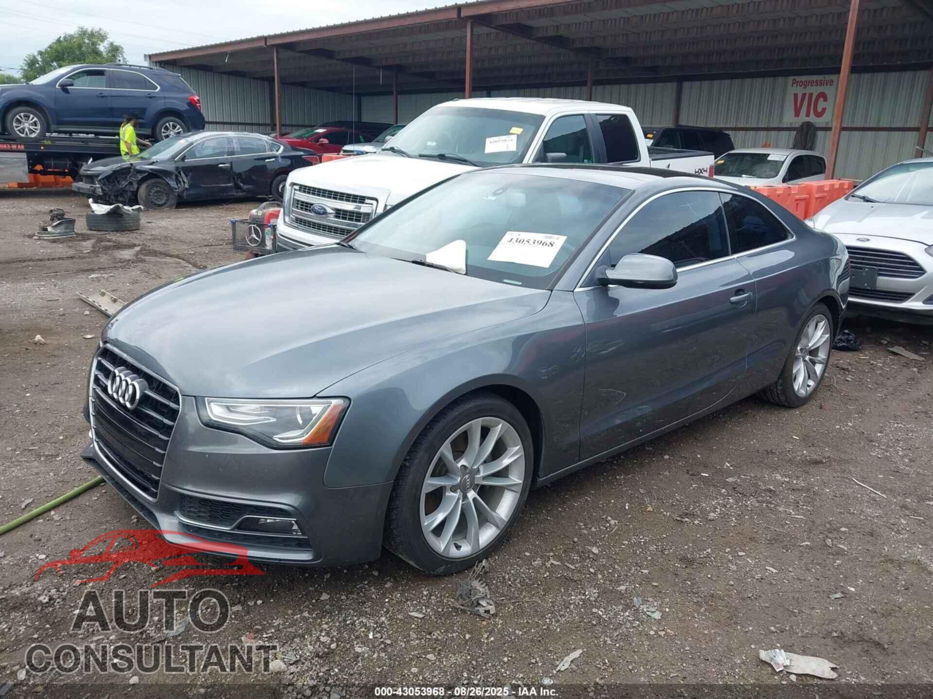 AUDI A5 2013 - WAULFAFR3DA001048