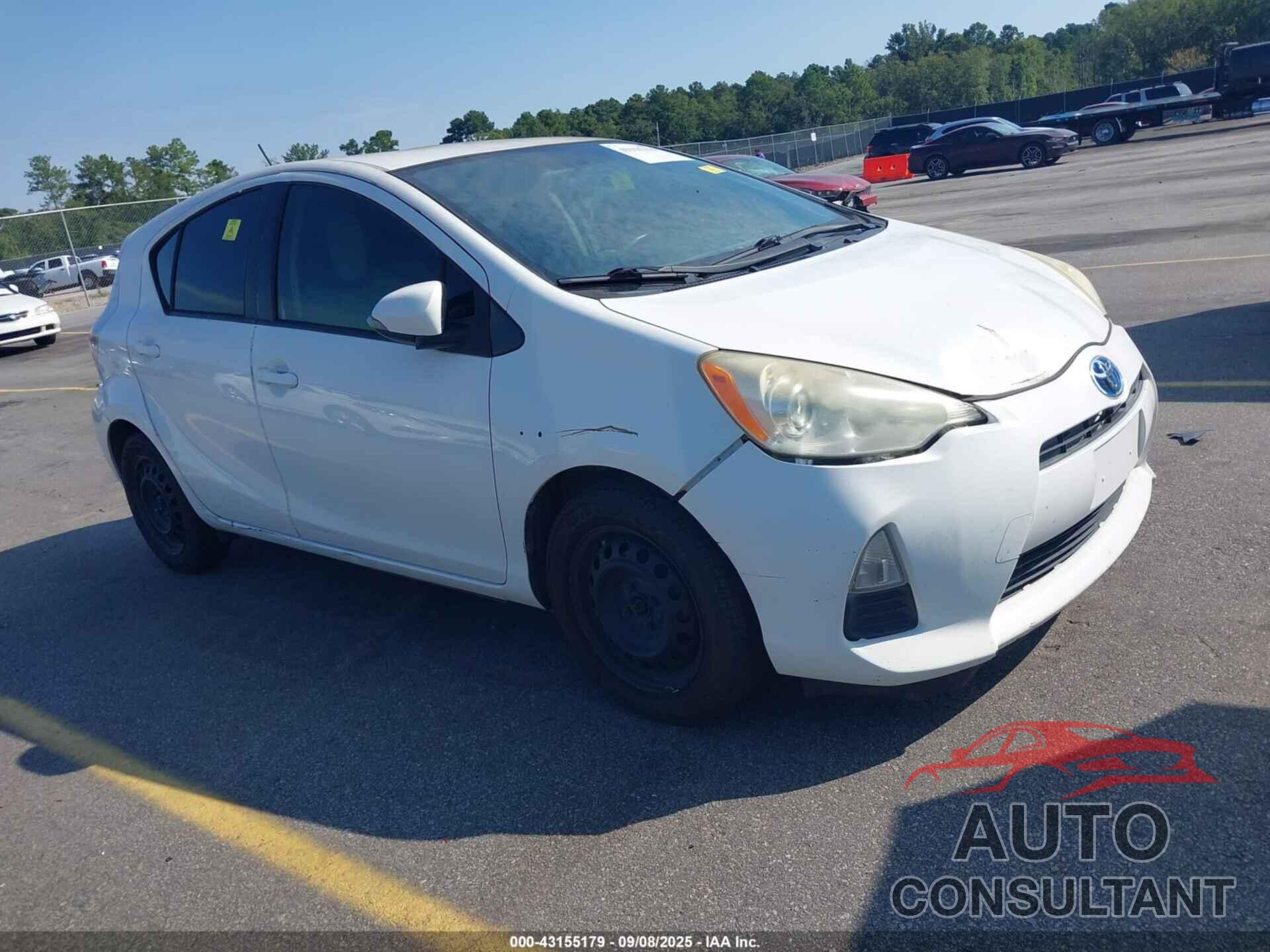 TOYOTA PRIUS C 2013 - JTDKDTB39D1530621