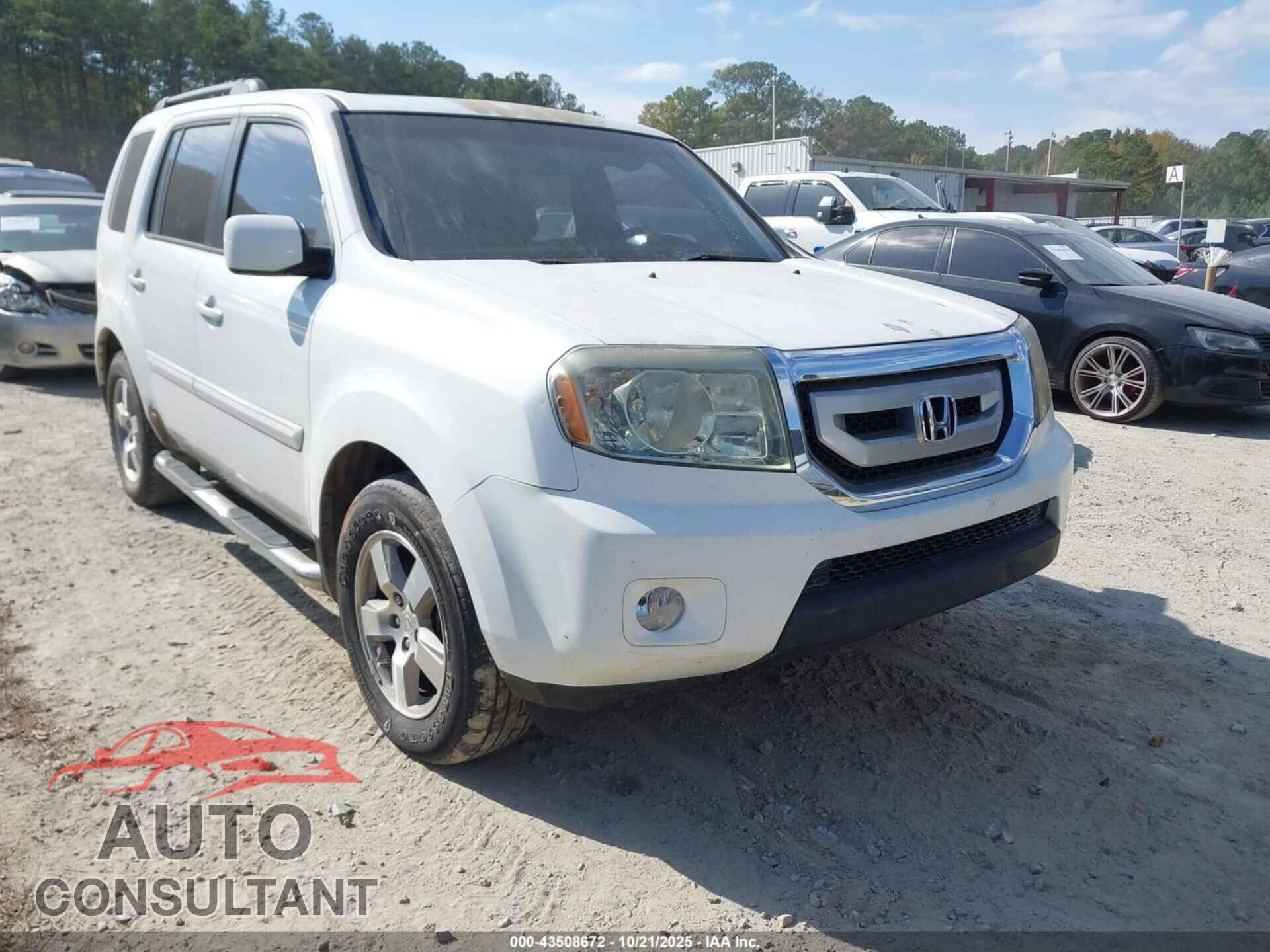 HONDA PILOT 2011 - 5FNYF3H52BB019236
