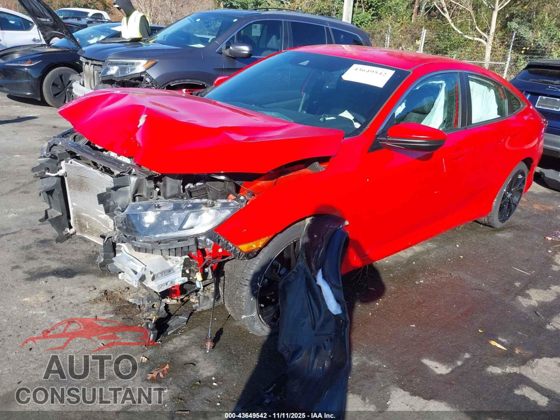 HONDA CIVIC 2019 - 2HGFC2F81KH501442