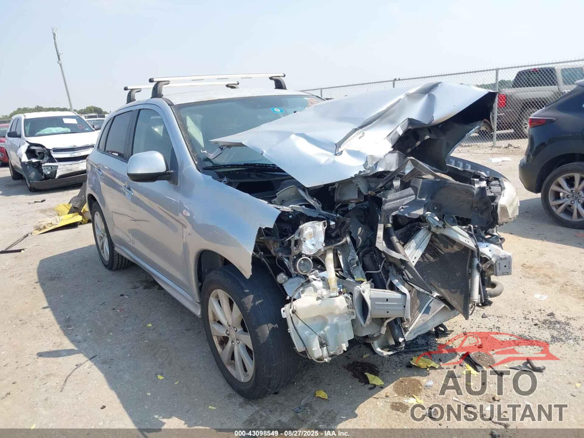 MITSUBISHI OUTLANDER SPORT 2012 - JA4AP4AU2CZ011200