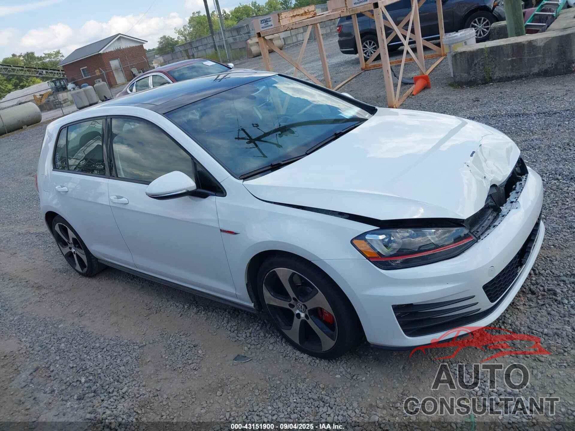 VOLKSWAGEN GOLF GTI 2016 - 3VW547AU8GM055787