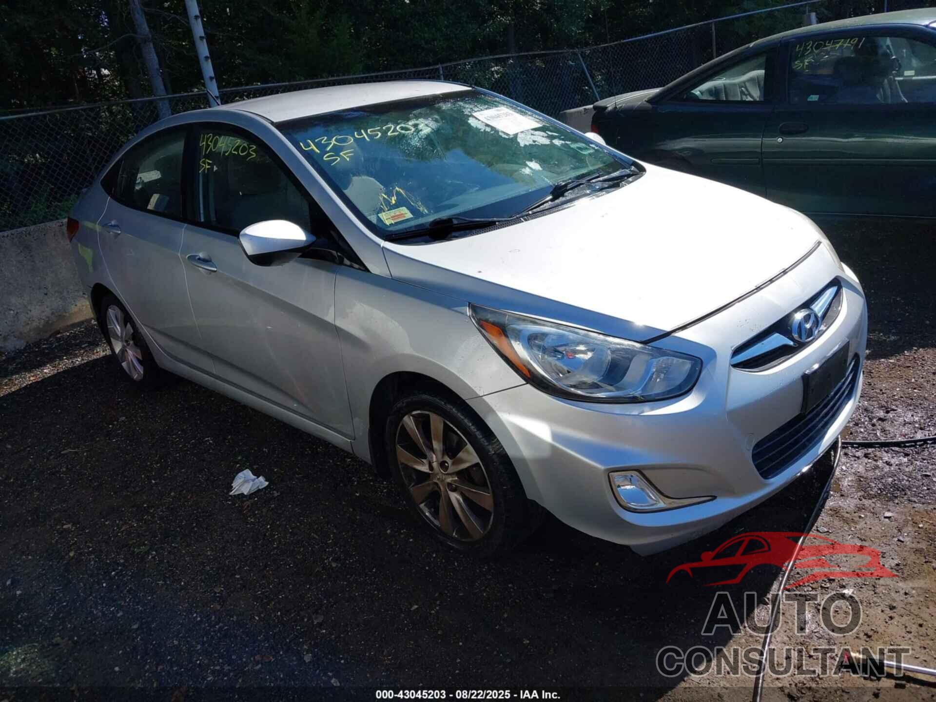 HYUNDAI ACCENT 2013 - KMHCU4AE7DU276964