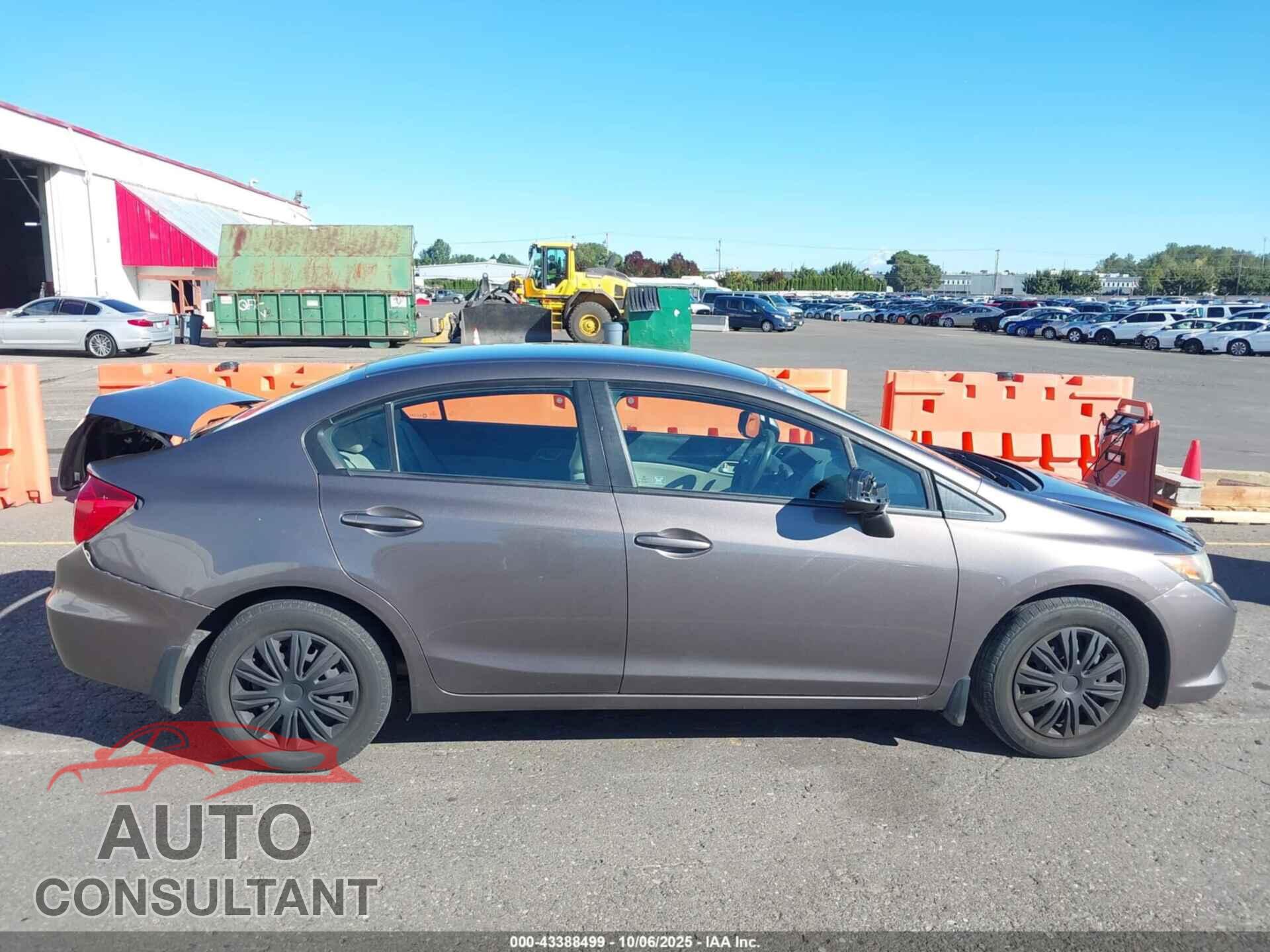 HONDA CIVIC 2012 - 19XFB2F52CE387780