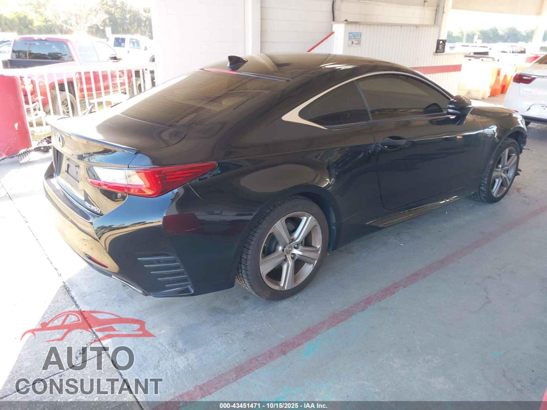 LEXUS RC 350 2015 - JTHSE5BC4F5004237