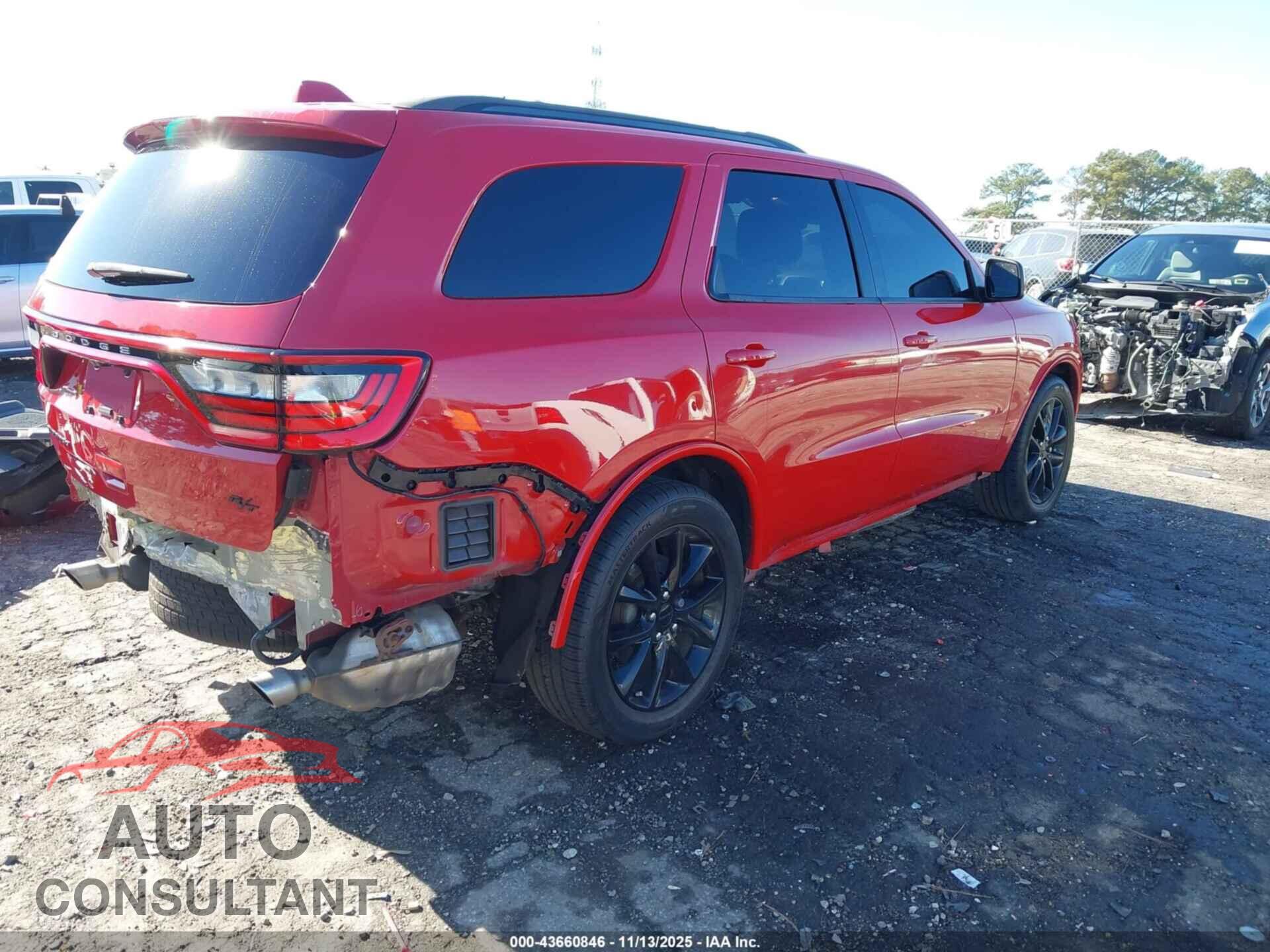 DODGE DURANGO 2017 - 1C4SDHCTXHC774784