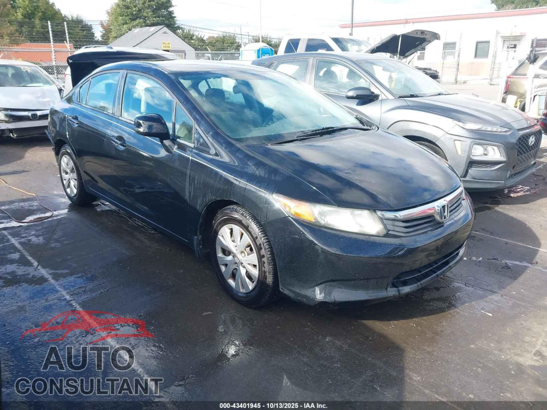 HONDA CIVIC 2012 - 2HGFB2F57CH307556