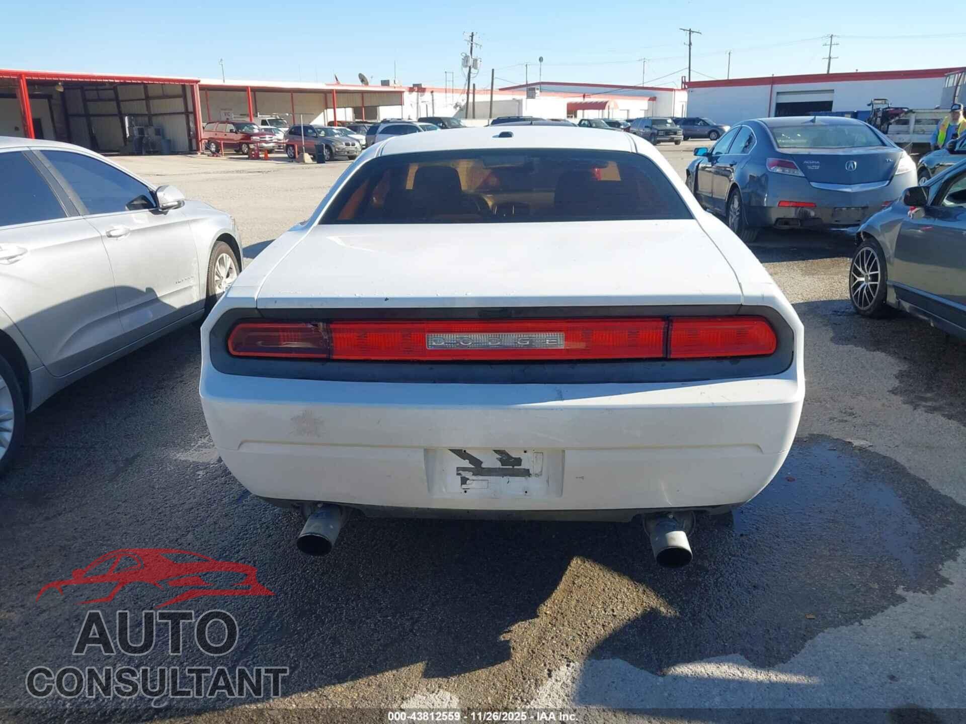 DODGE CHALLENGER 2012 - 2C3CDYAG4CH285821