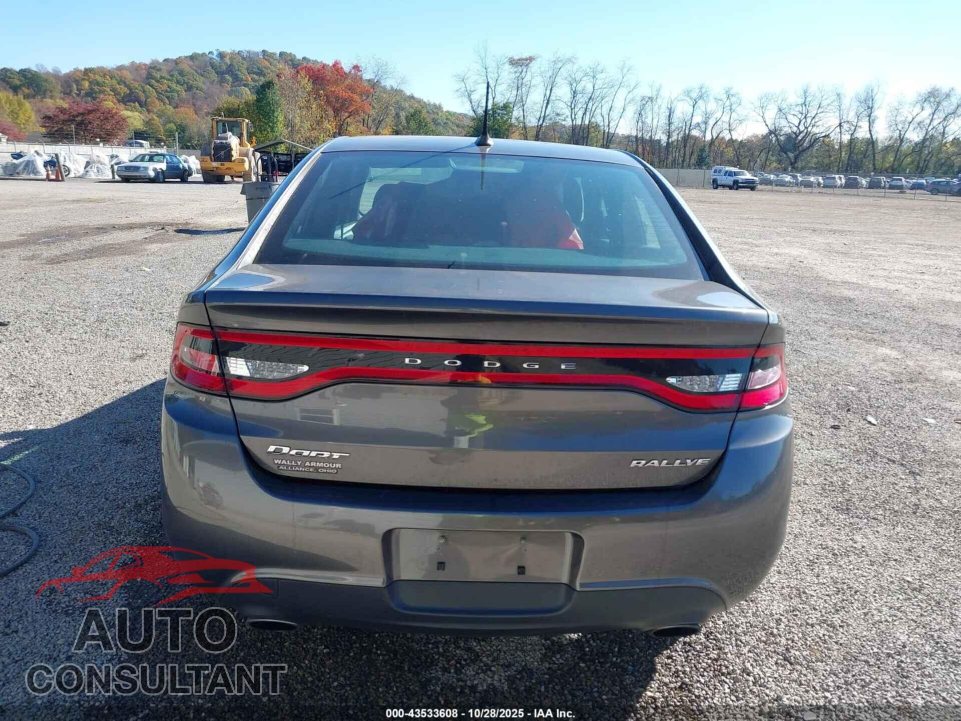 DODGE DART 2015 - 1C3CDFBBXFD237460