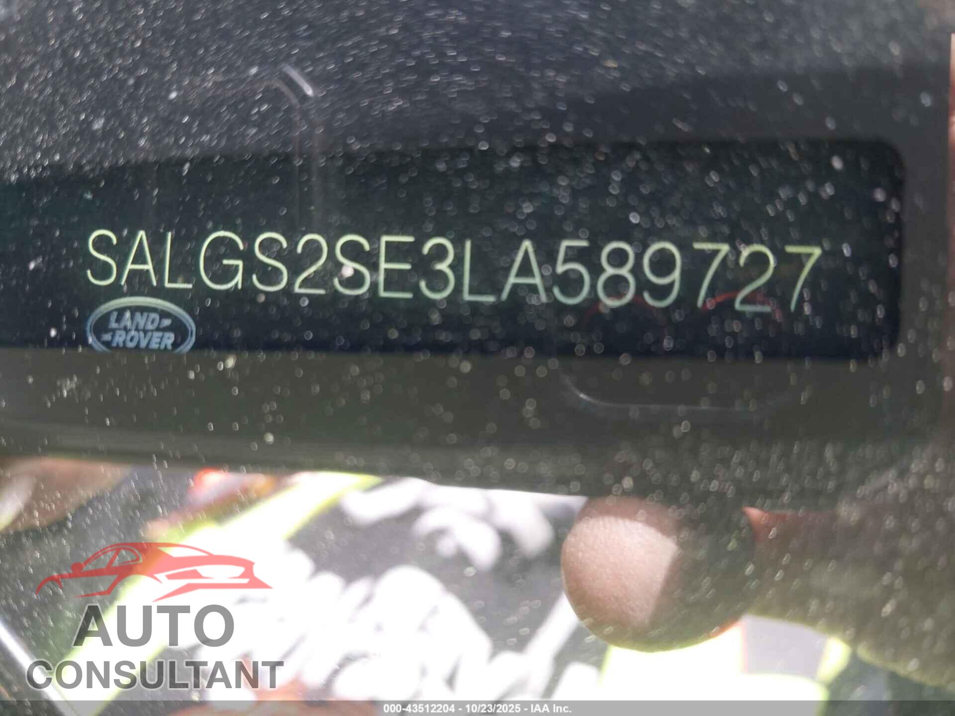 LAND ROVER RANGE ROVER 2020 - SALGS2SE3LA589727