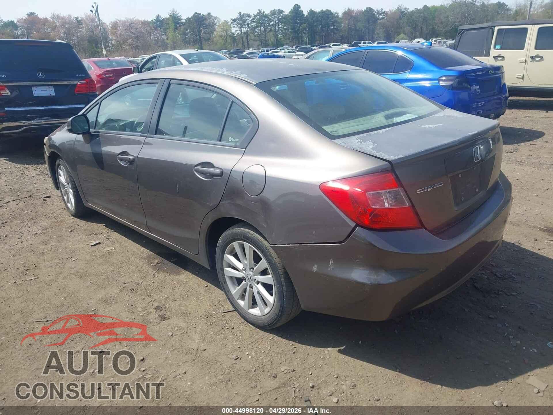 HONDA CIVIC 2012 - 2HGFB2F92CH539257