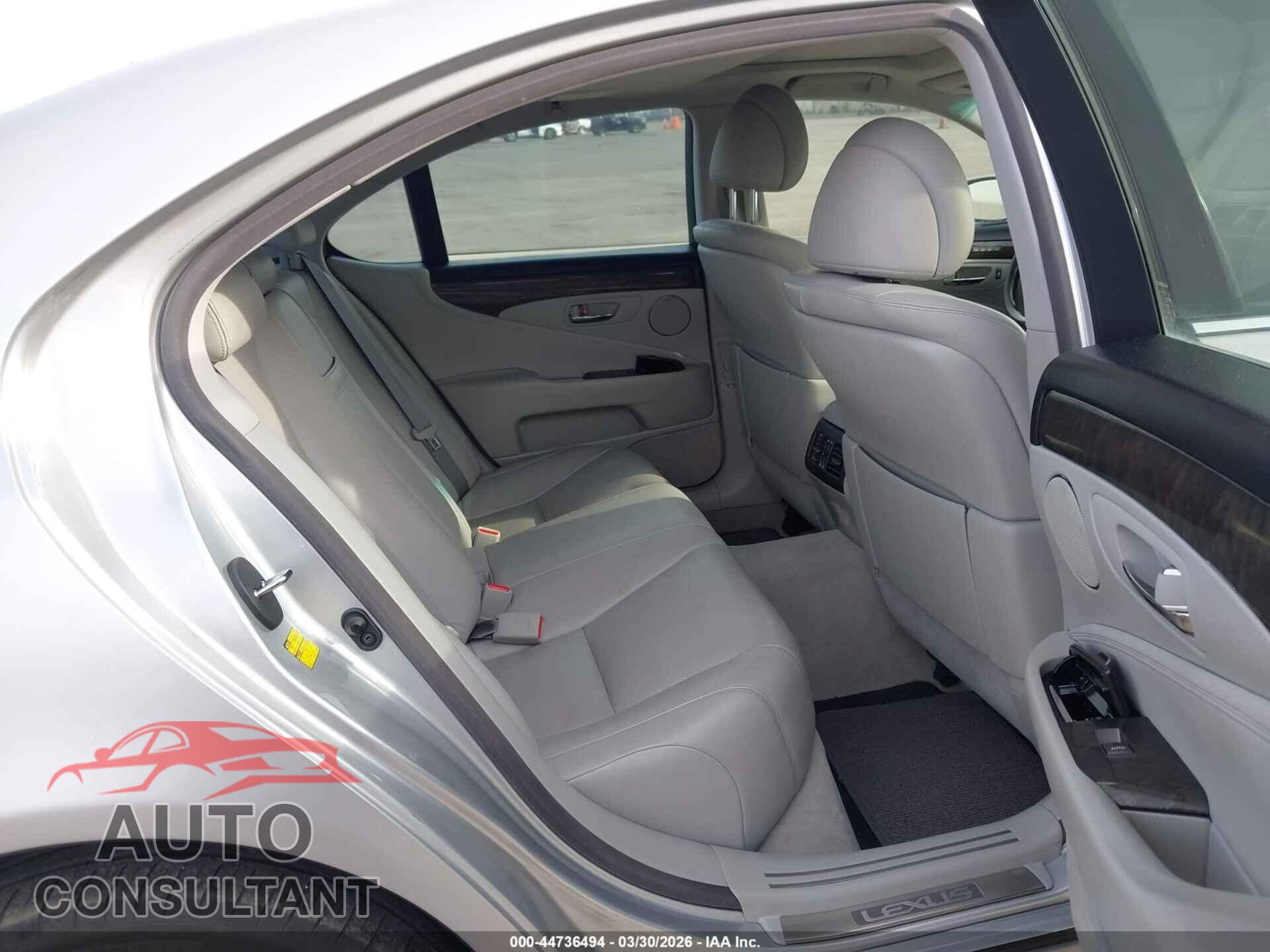 LEXUS LS 460 2012 - JTHBL5EF1C5111074