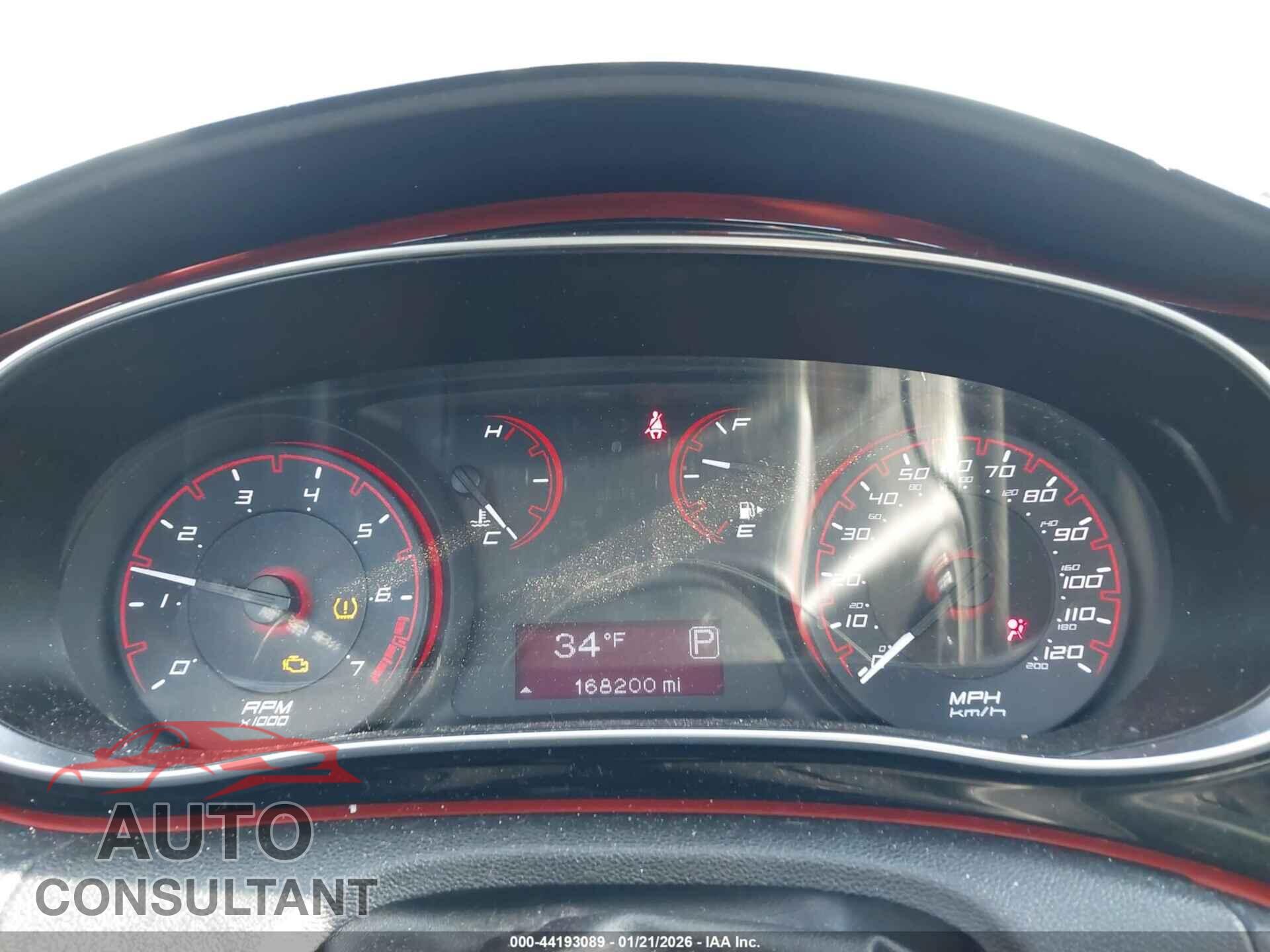 DODGE DART 2015 - 1C3CDFBB6FD299082