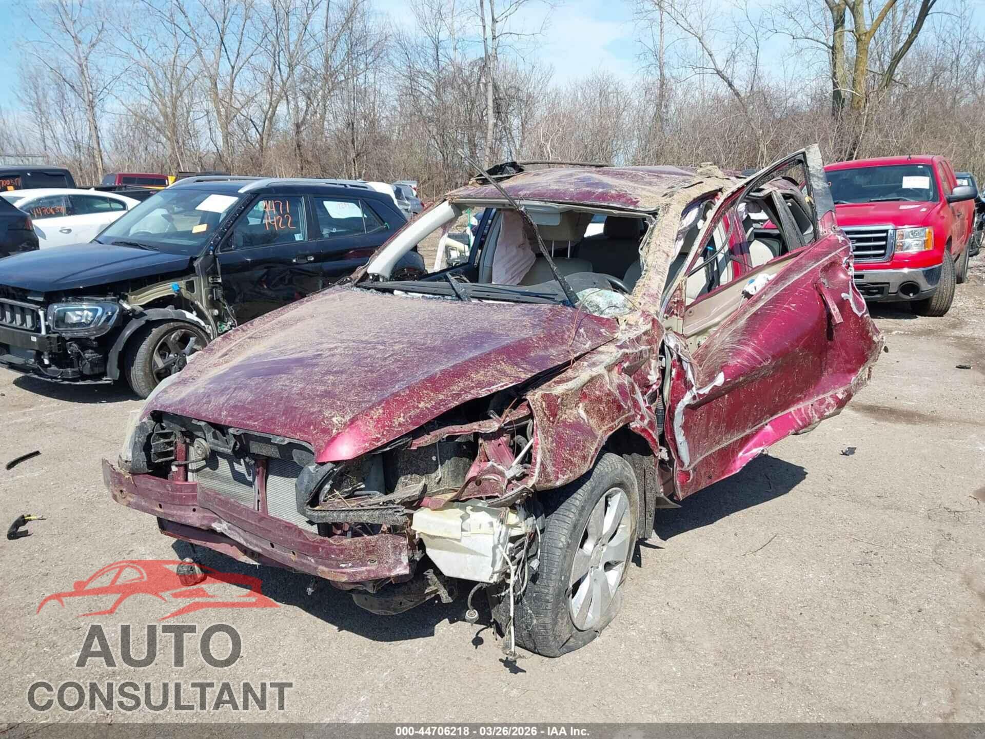 SUBARU OUTBACK 2011 - 4S4BRCFC1B3346878