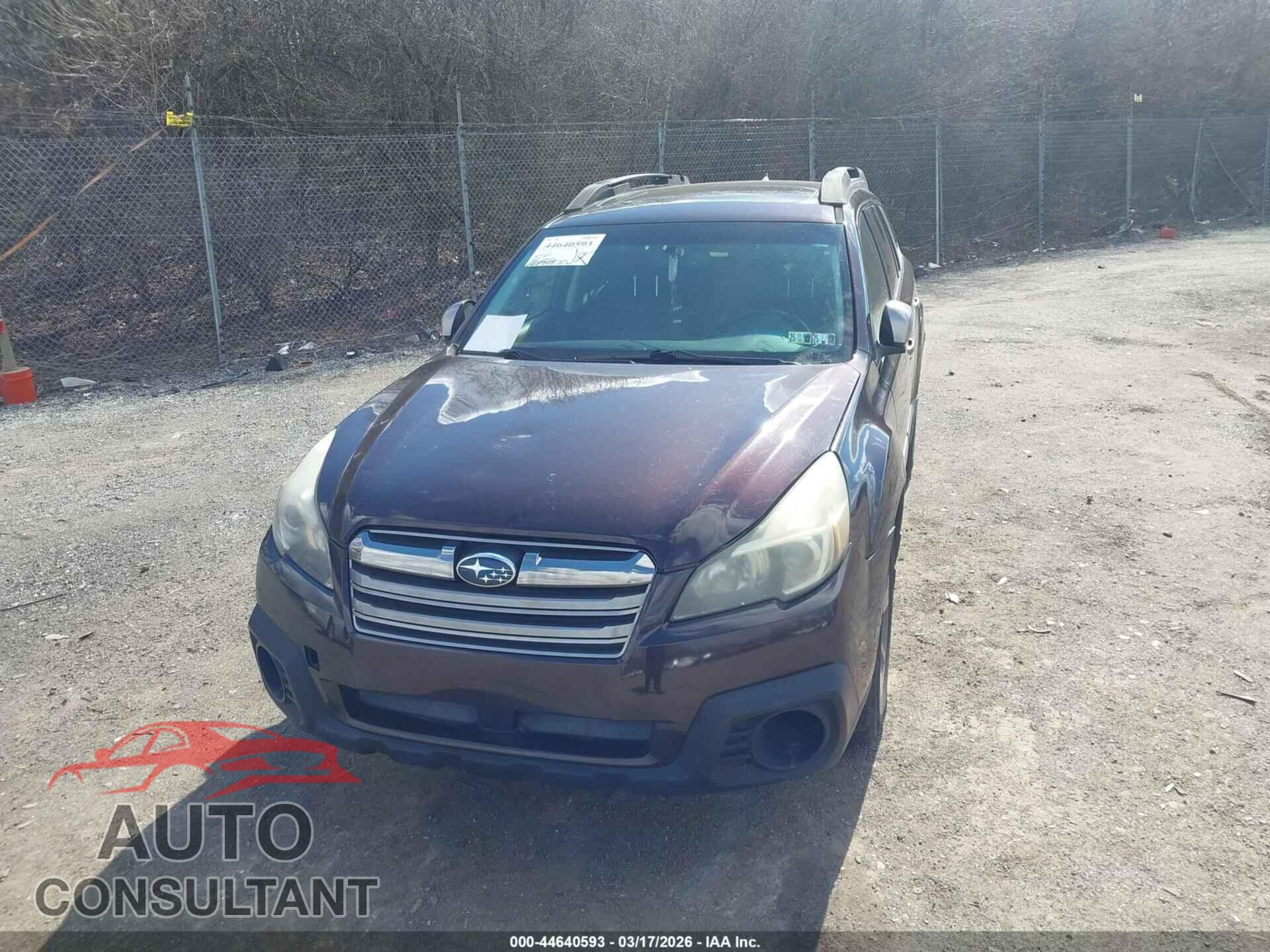 SUBARU OUTBACK 2013 - 4S4BRBSC8D3246845