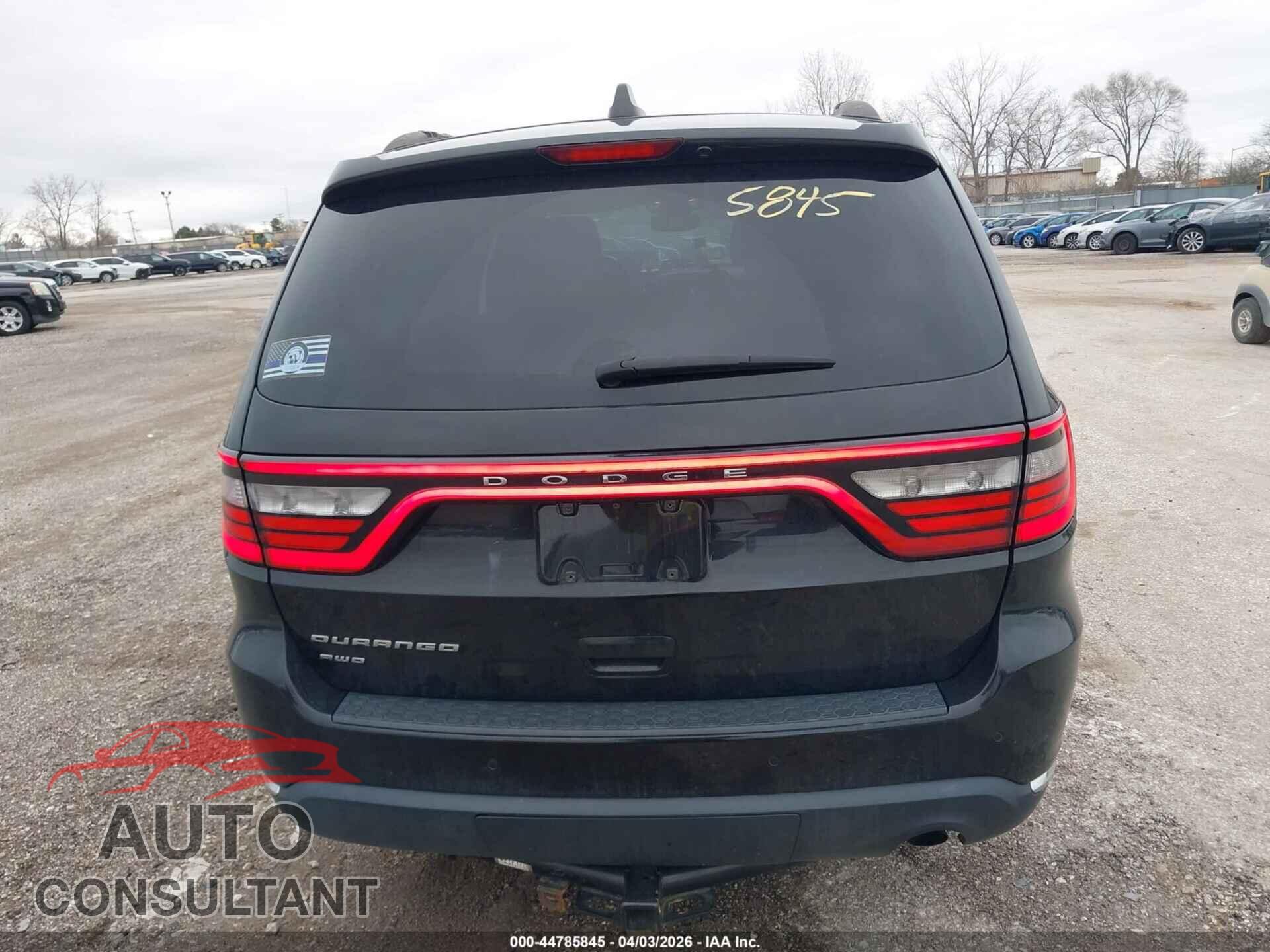 DODGE DURANGO 2017 - 1C4RDJAG0HC847382