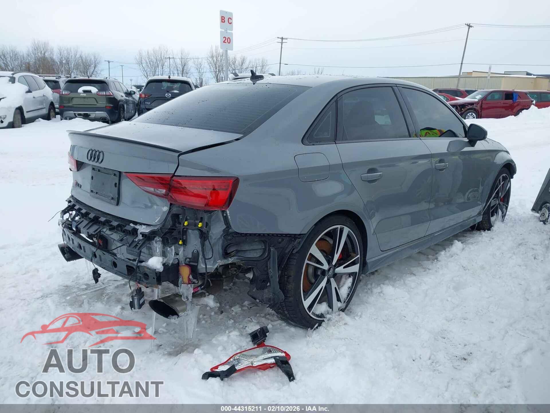 AUDI RS 3 2020 - WUABWGFF2LA904560