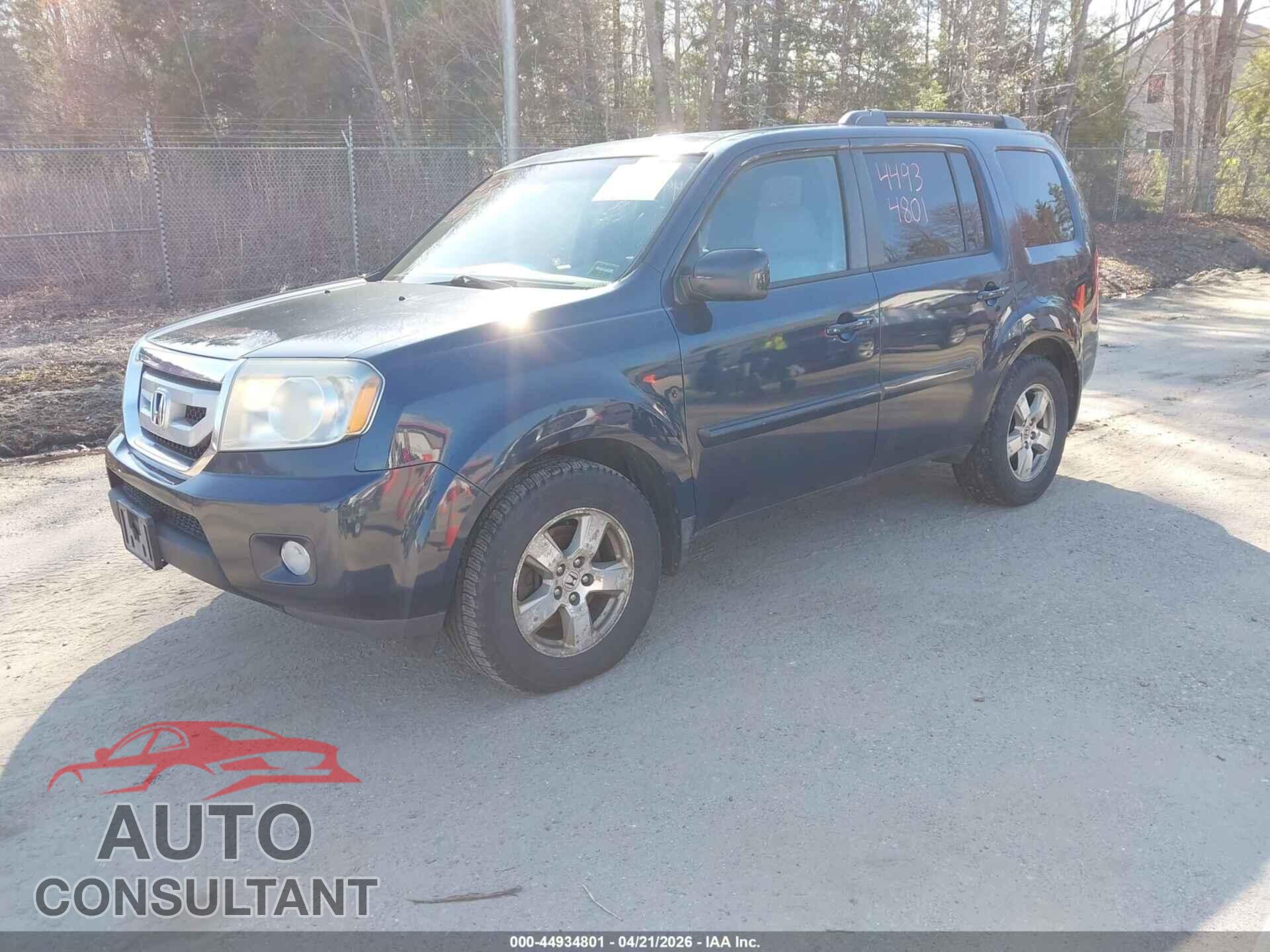 HONDA PILOT 2011 - 5FNYF4H42BB098839