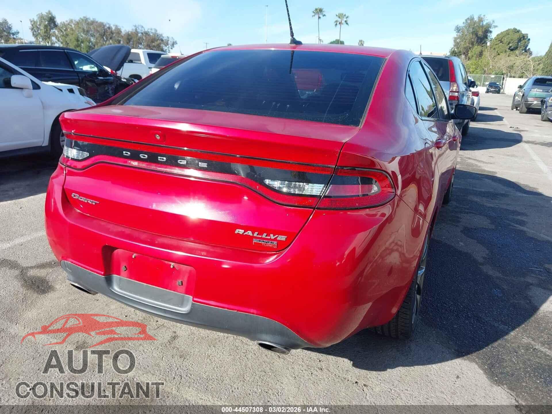 DODGE DART 2013 - 1C3CDFBH5DD132648