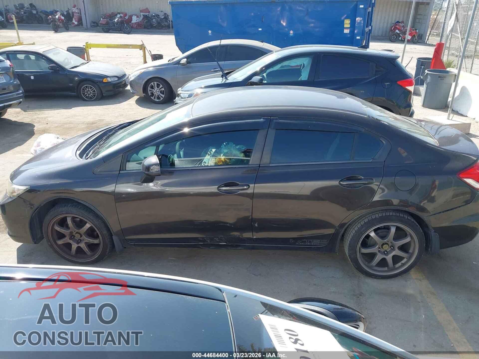 HONDA CIVIC 2013 - 19XFB2F54DE264631