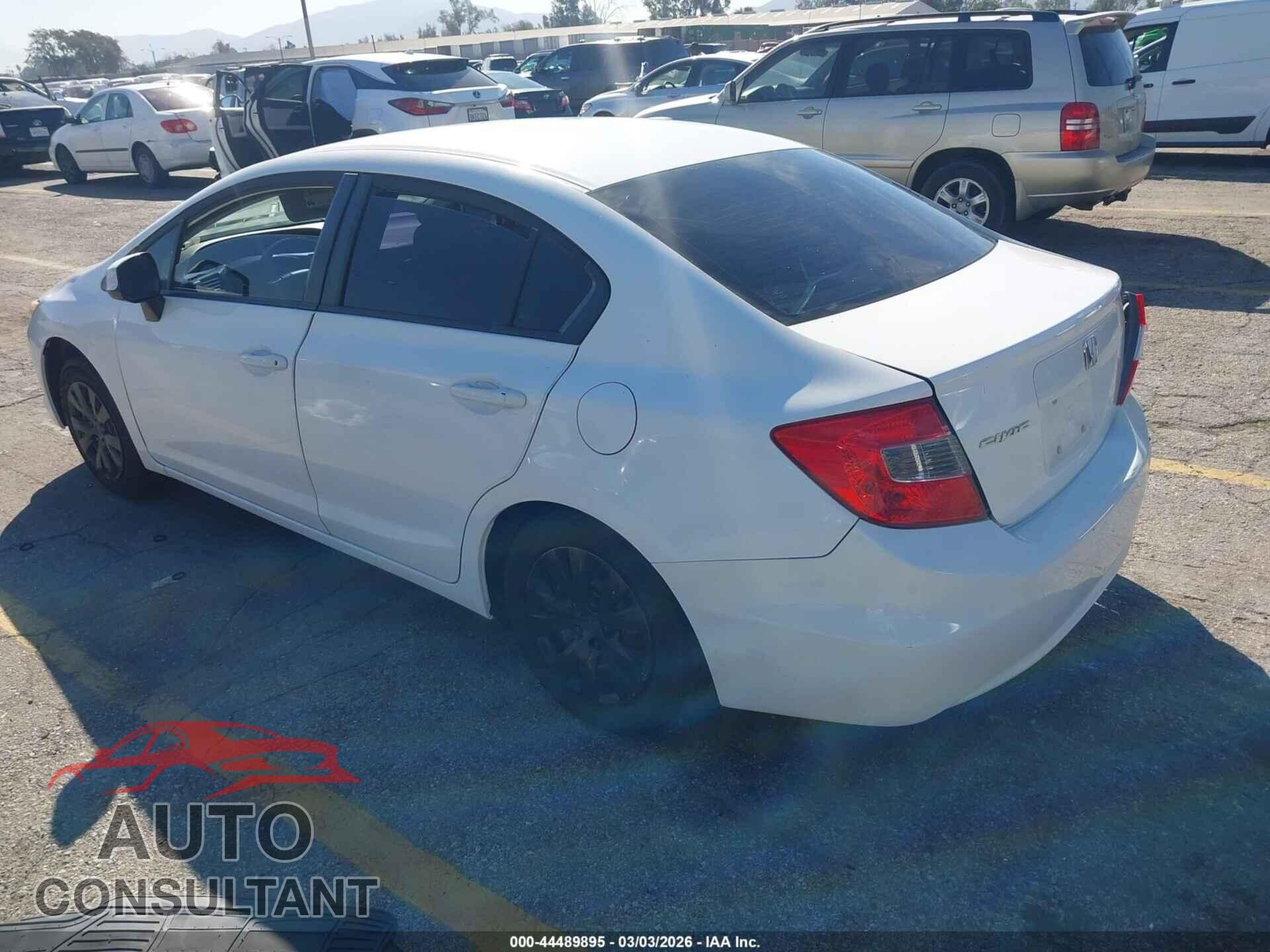 HONDA CIVIC 2012 - 19XFB2F52CE353130