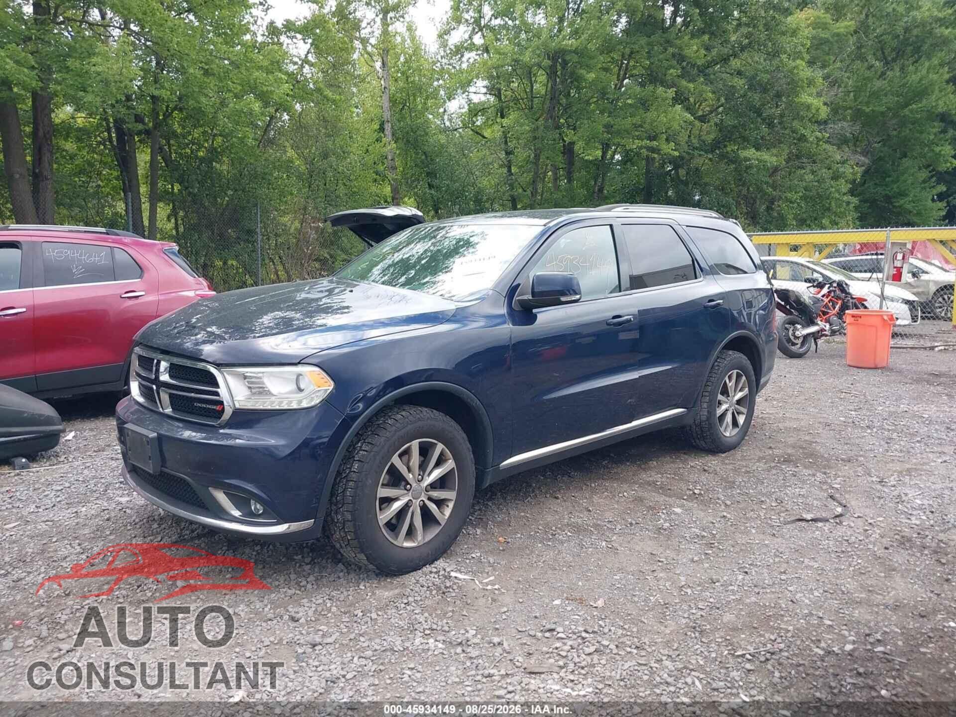 DODGE DURANGO 2016 - 1C4RDJDG2GC362655