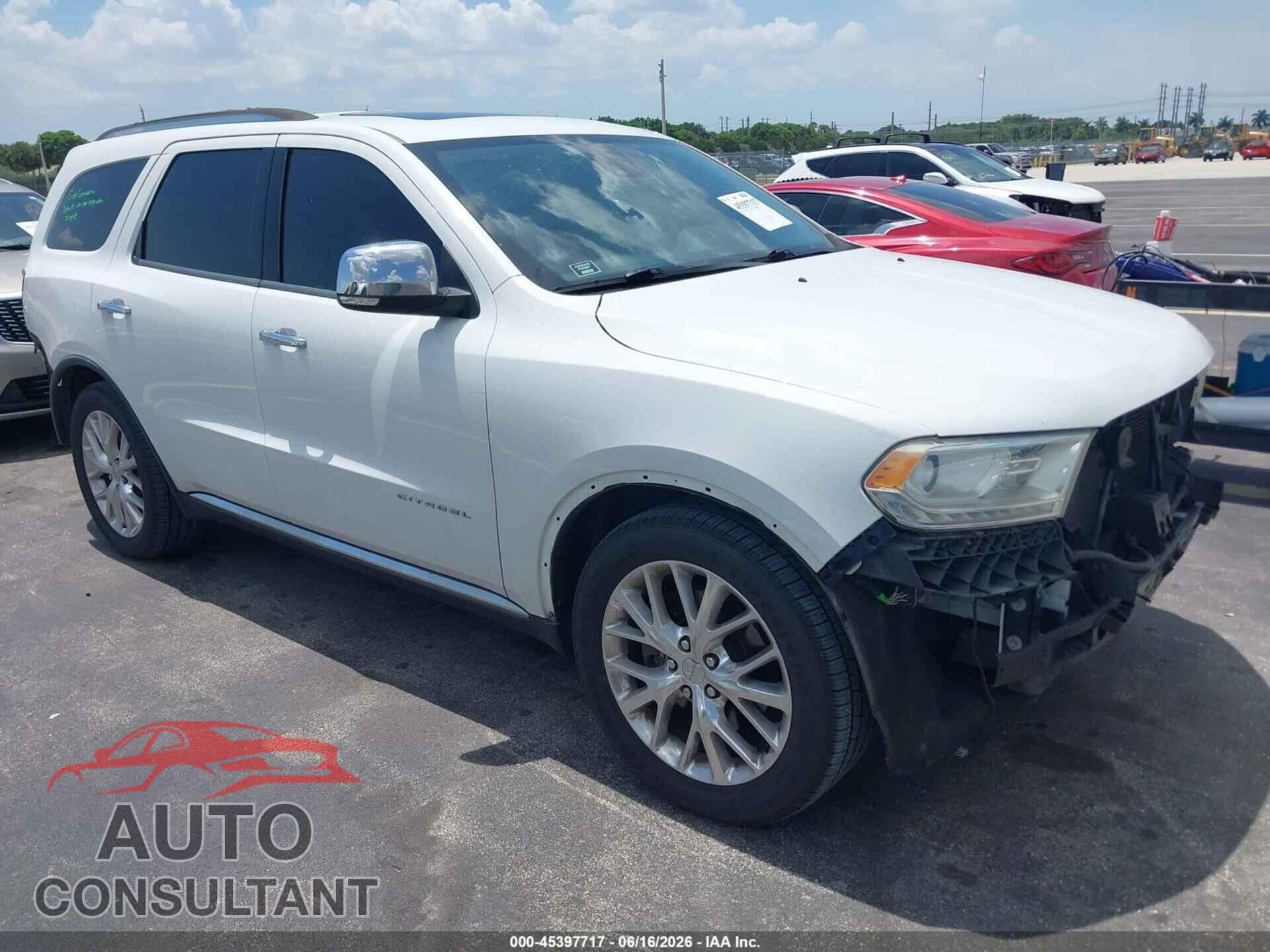 DODGE DURANGO 2014 - 1C4SDHETXEC970782