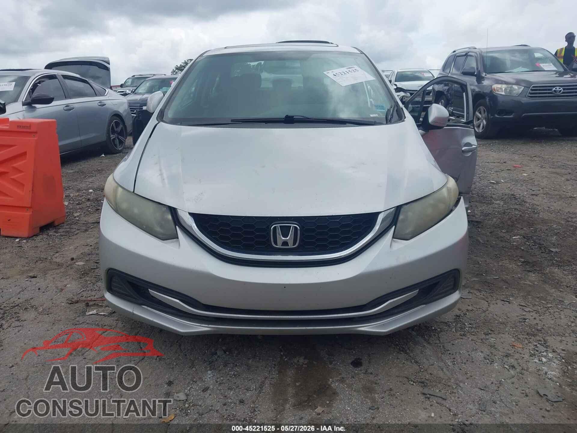 HONDA CIVIC 2013 - 19XFB2F86DE088191
