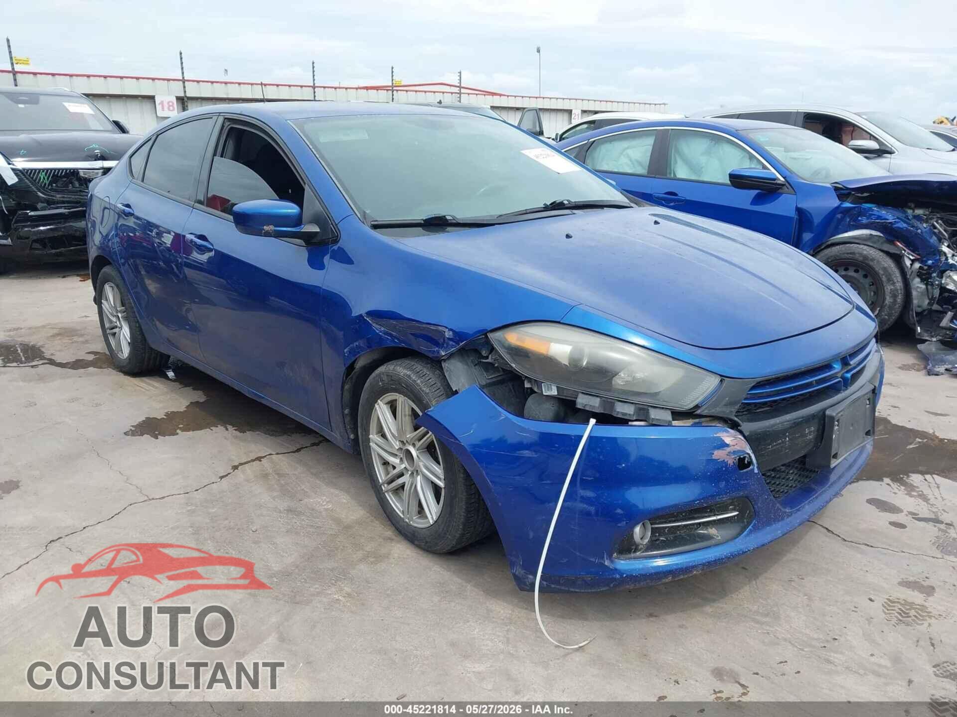 DODGE DART 2013 - 1C3CDFBH0DD106801