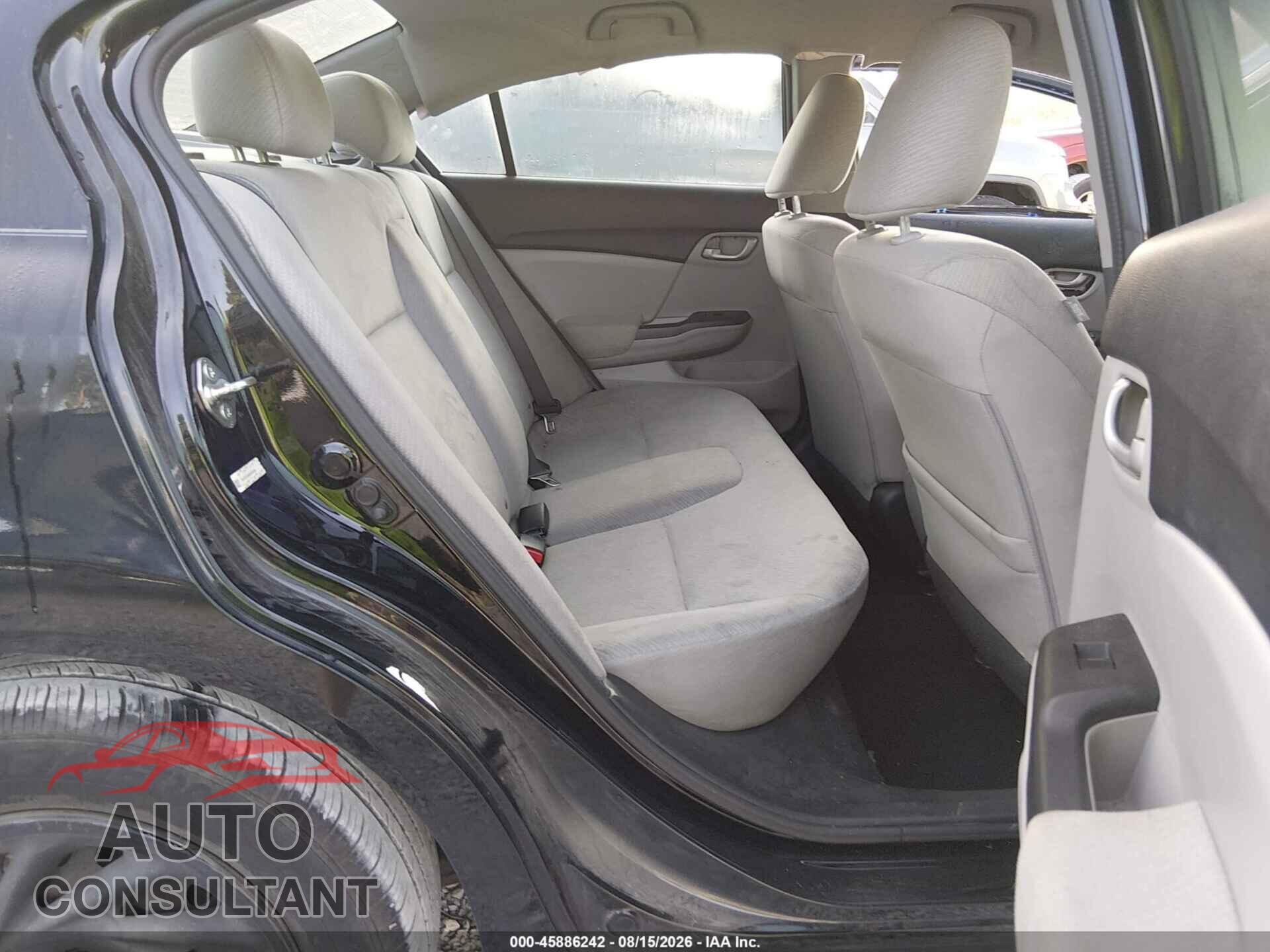 HONDA CIVIC 2013 - 19XFB2F58DE018150