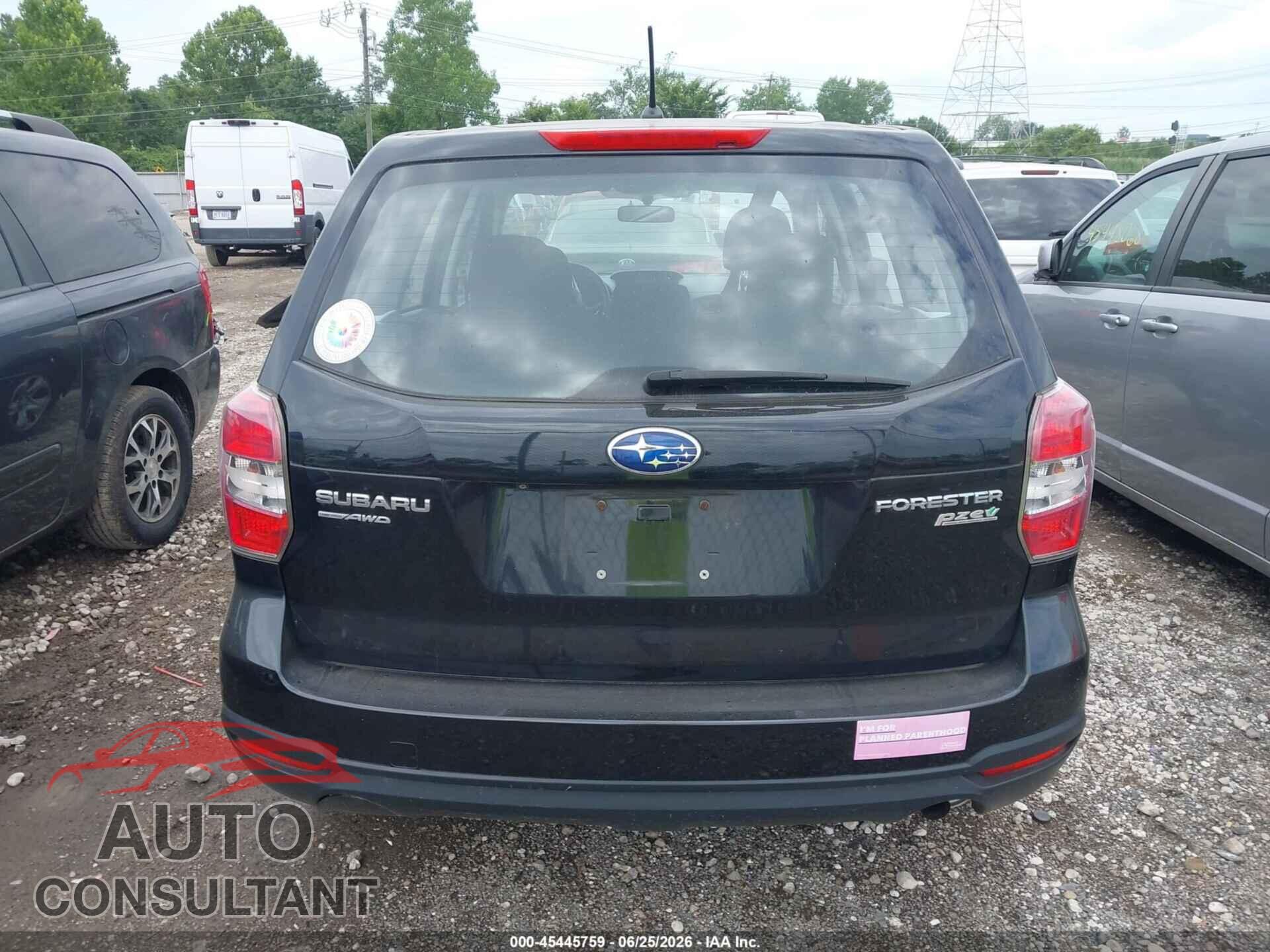 SUBARU FORESTER 2015 - JF2SJAAC4FH467678