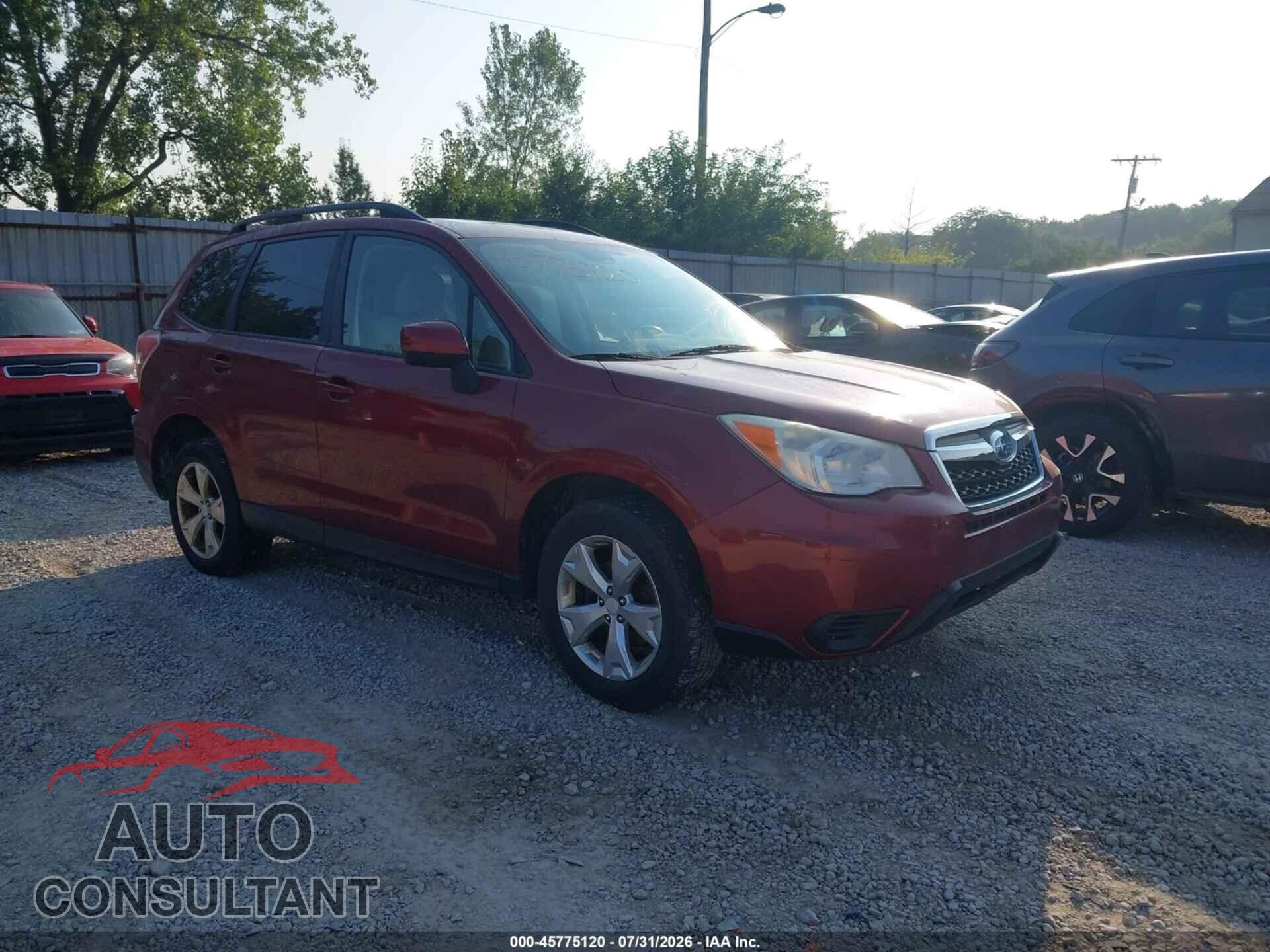 SUBARU FORESTER 2014 - JF2SJAEC0EH455620