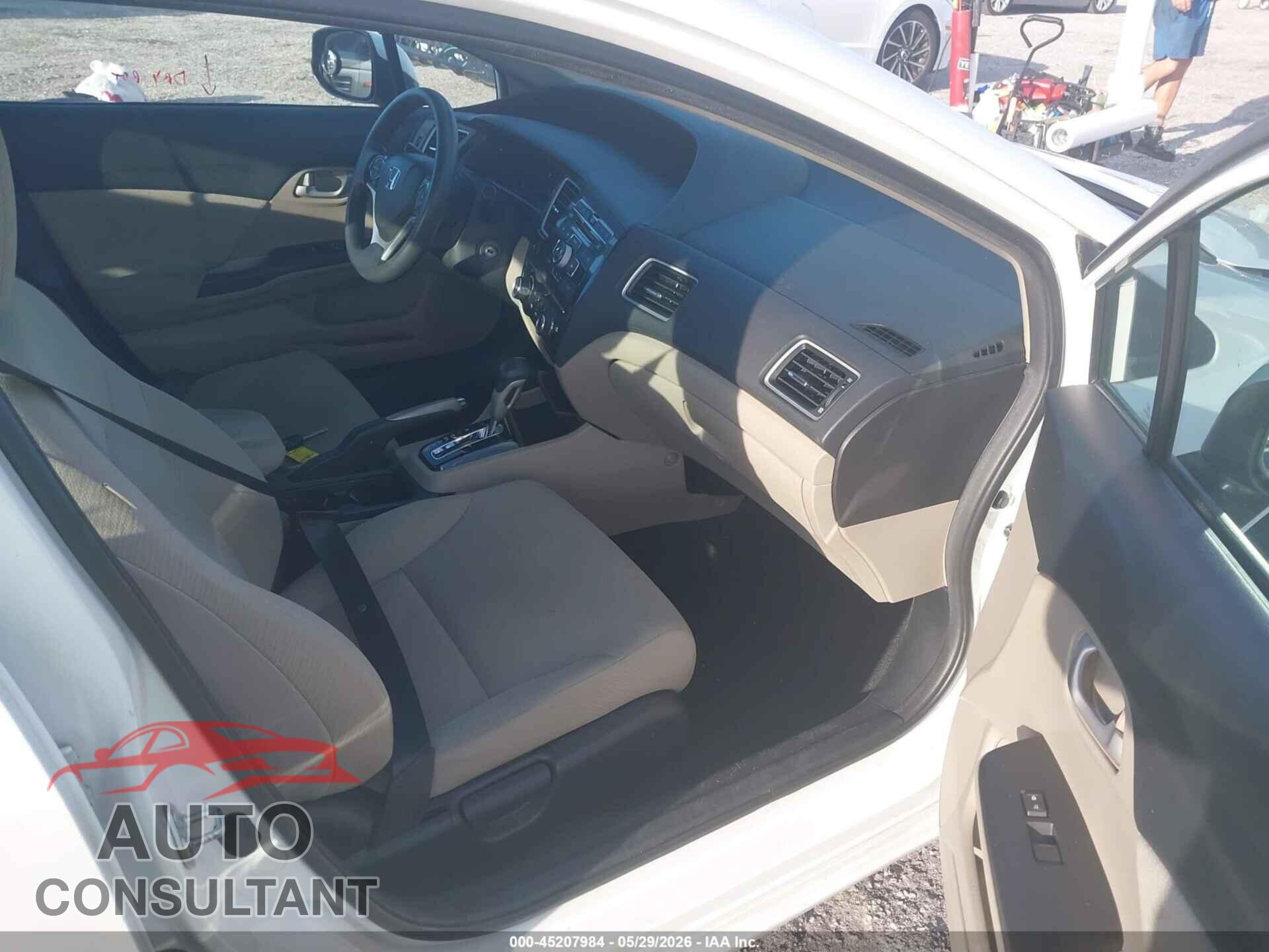 HONDA CIVIC 2013 - 19XFB2F56DE232134
